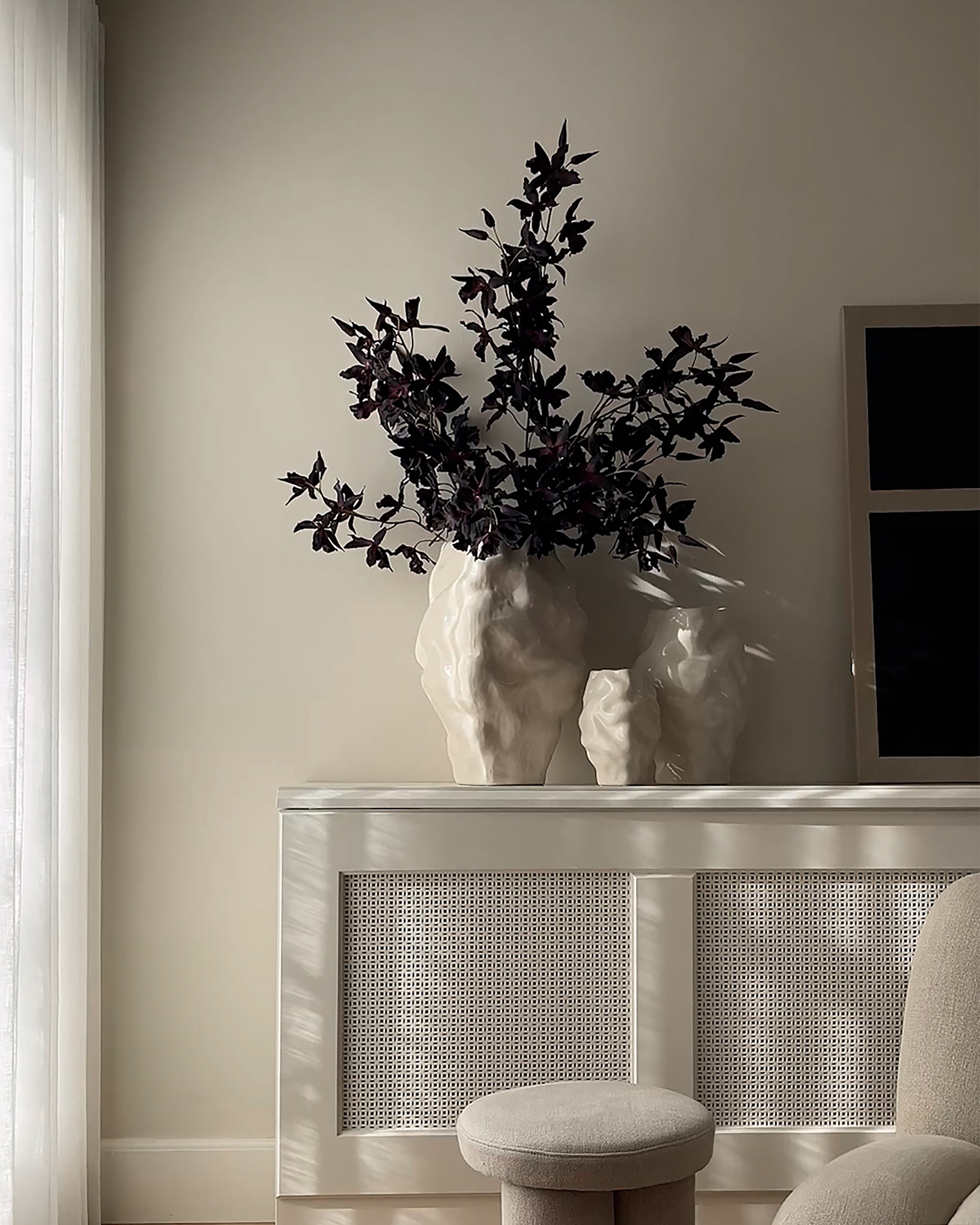 Váza KATACHI biela keramika