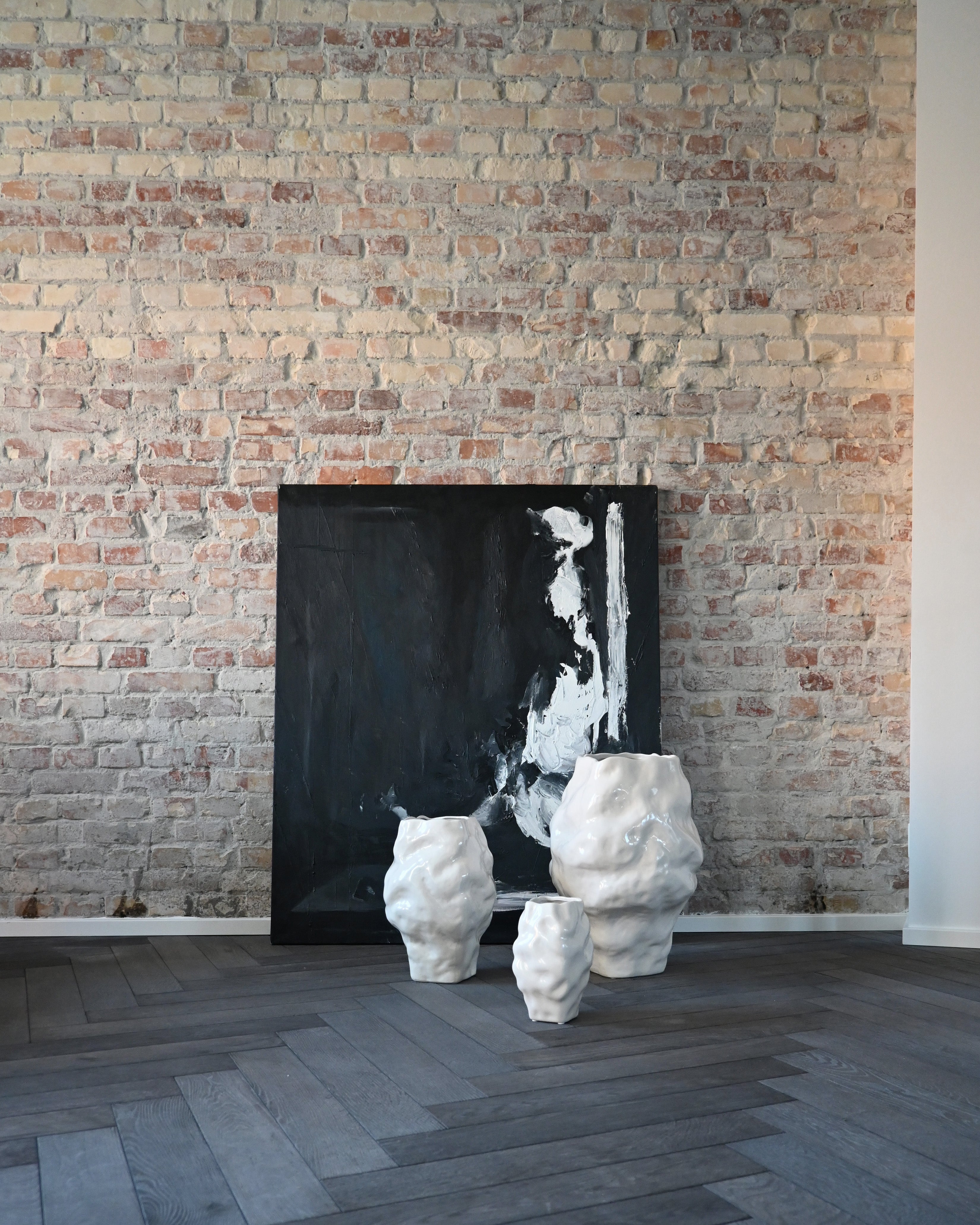 Váza KATACHI biela keramika