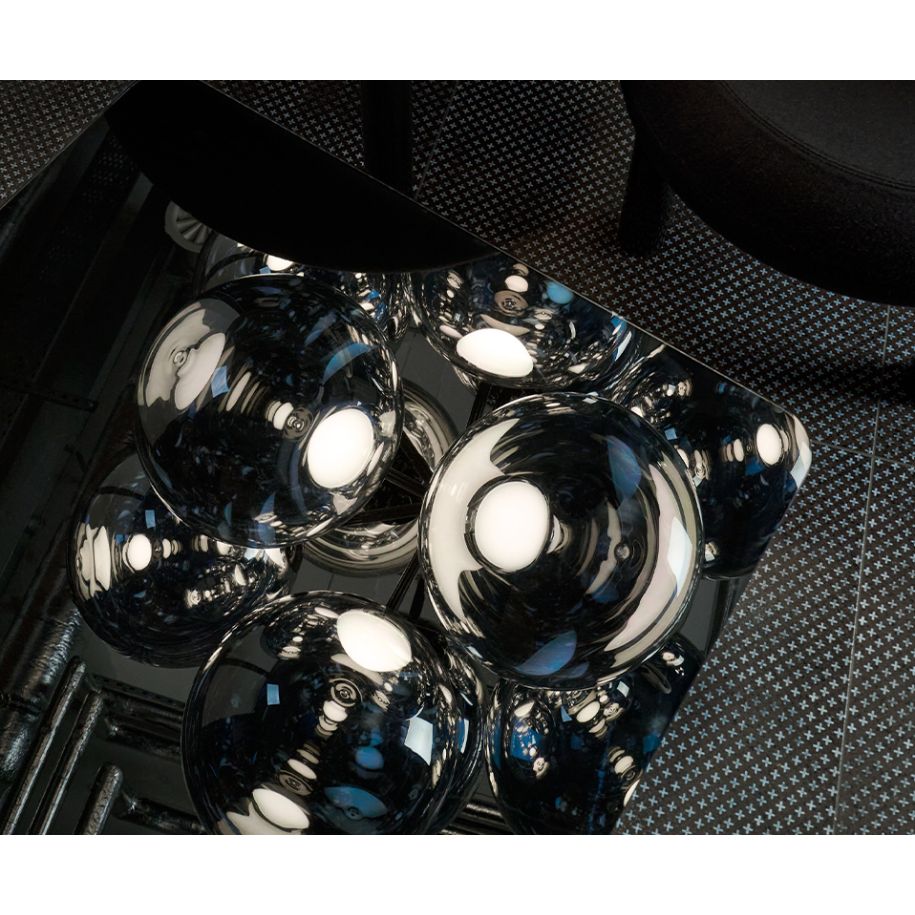 Strieborný luster GLOBE