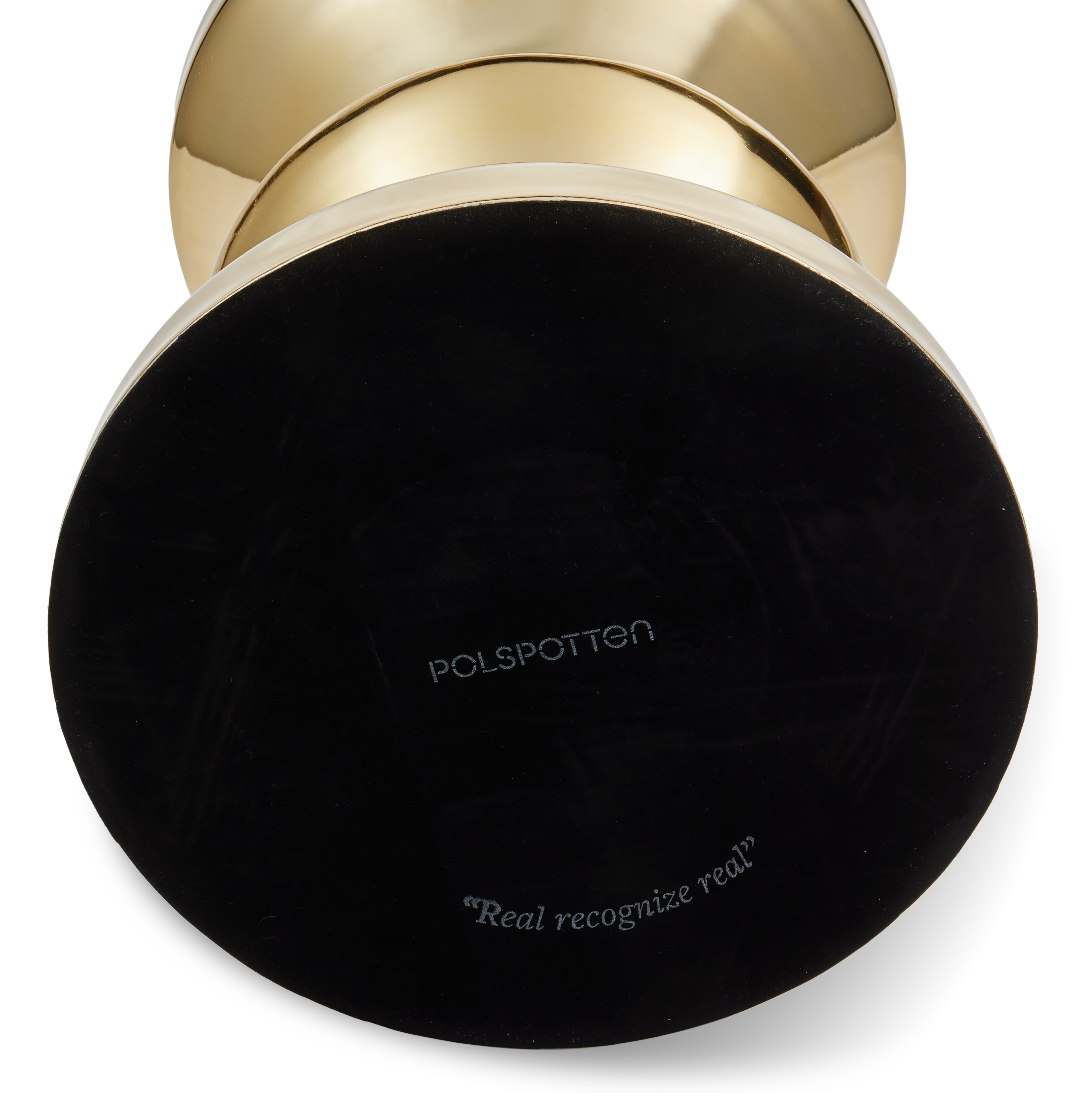 Stolička ZIG ZAG METAL zlatá