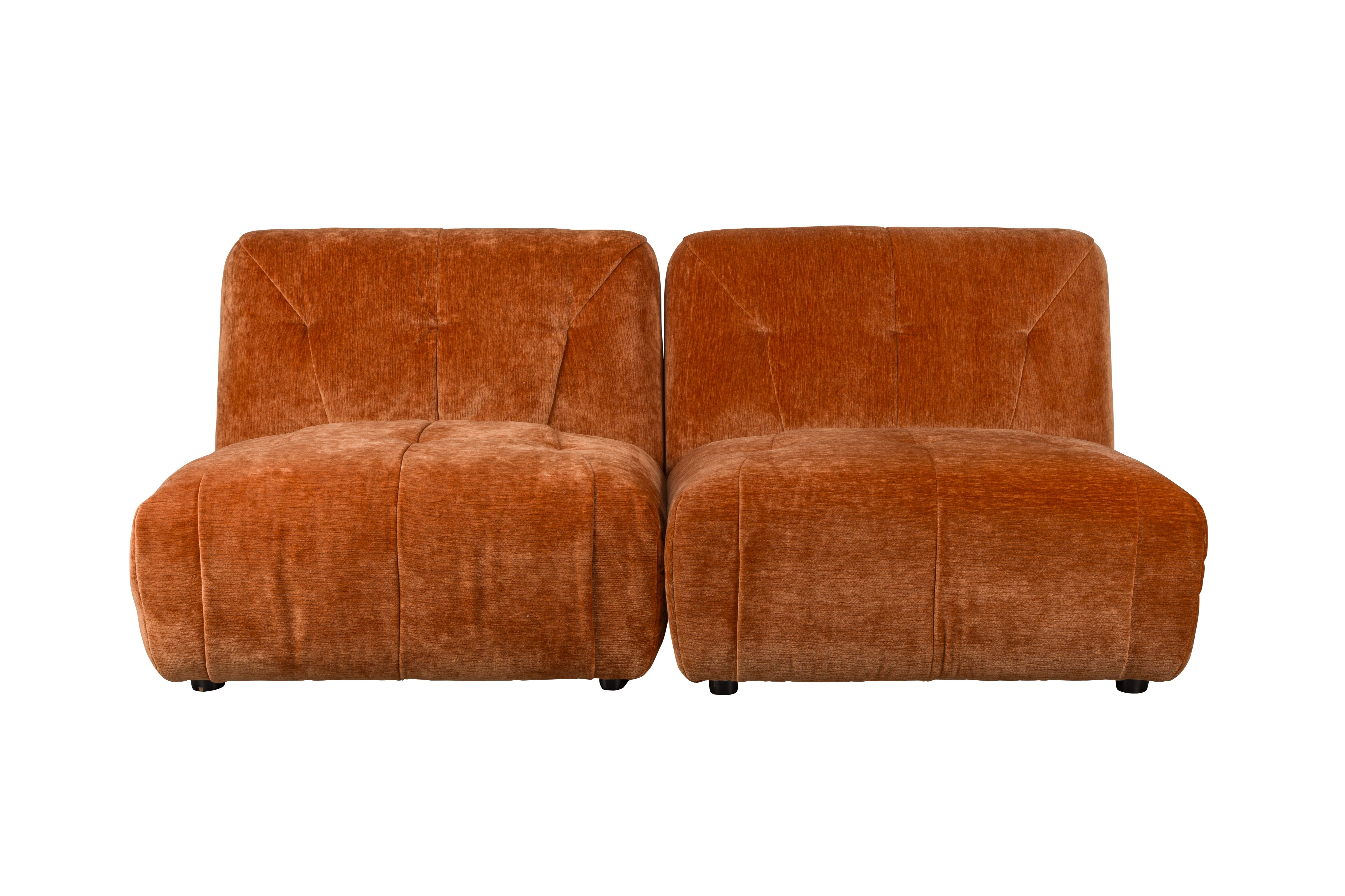 2-seater Sofa GIADA copper velvet