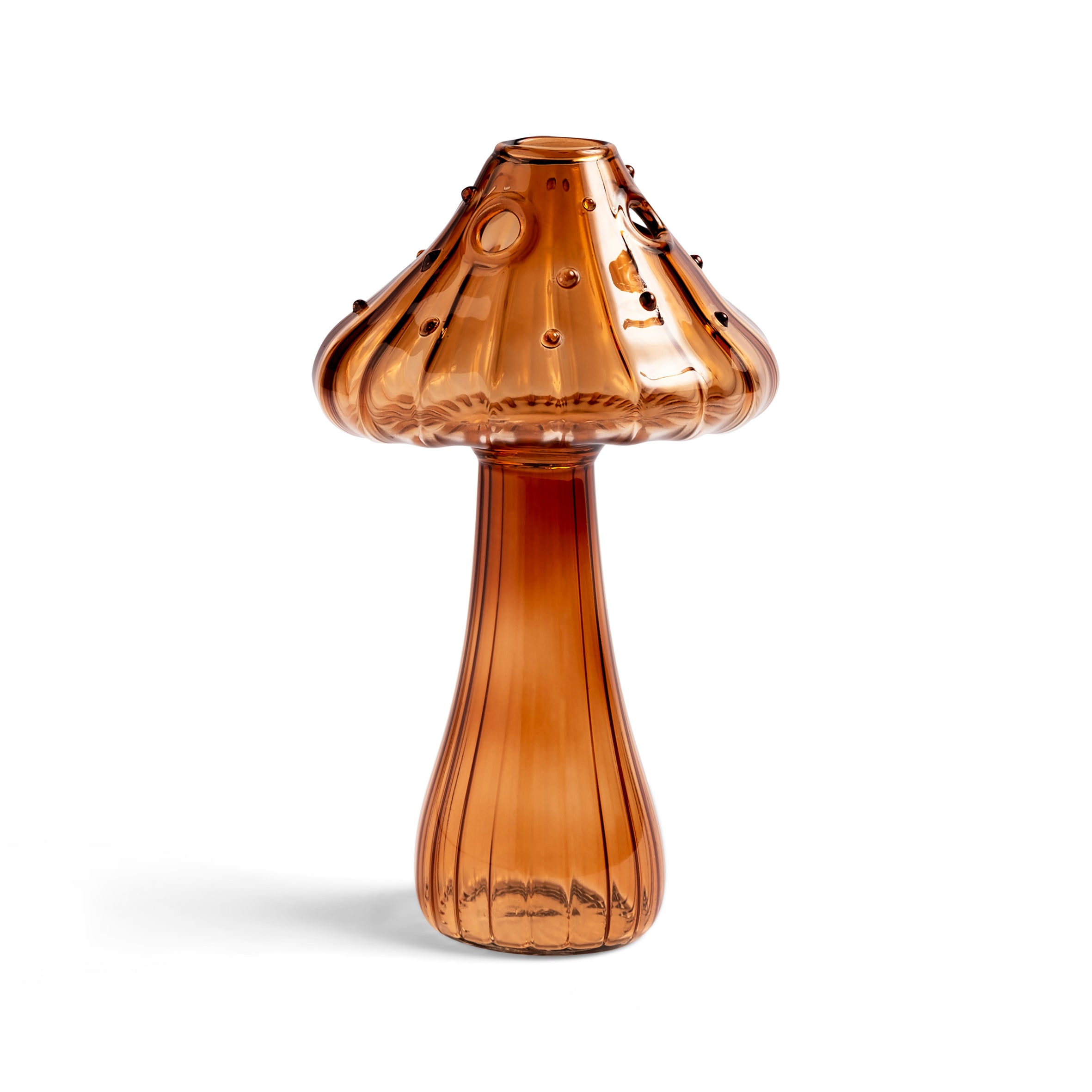 Súprava vázičiek MUSHROOM farebné sklo