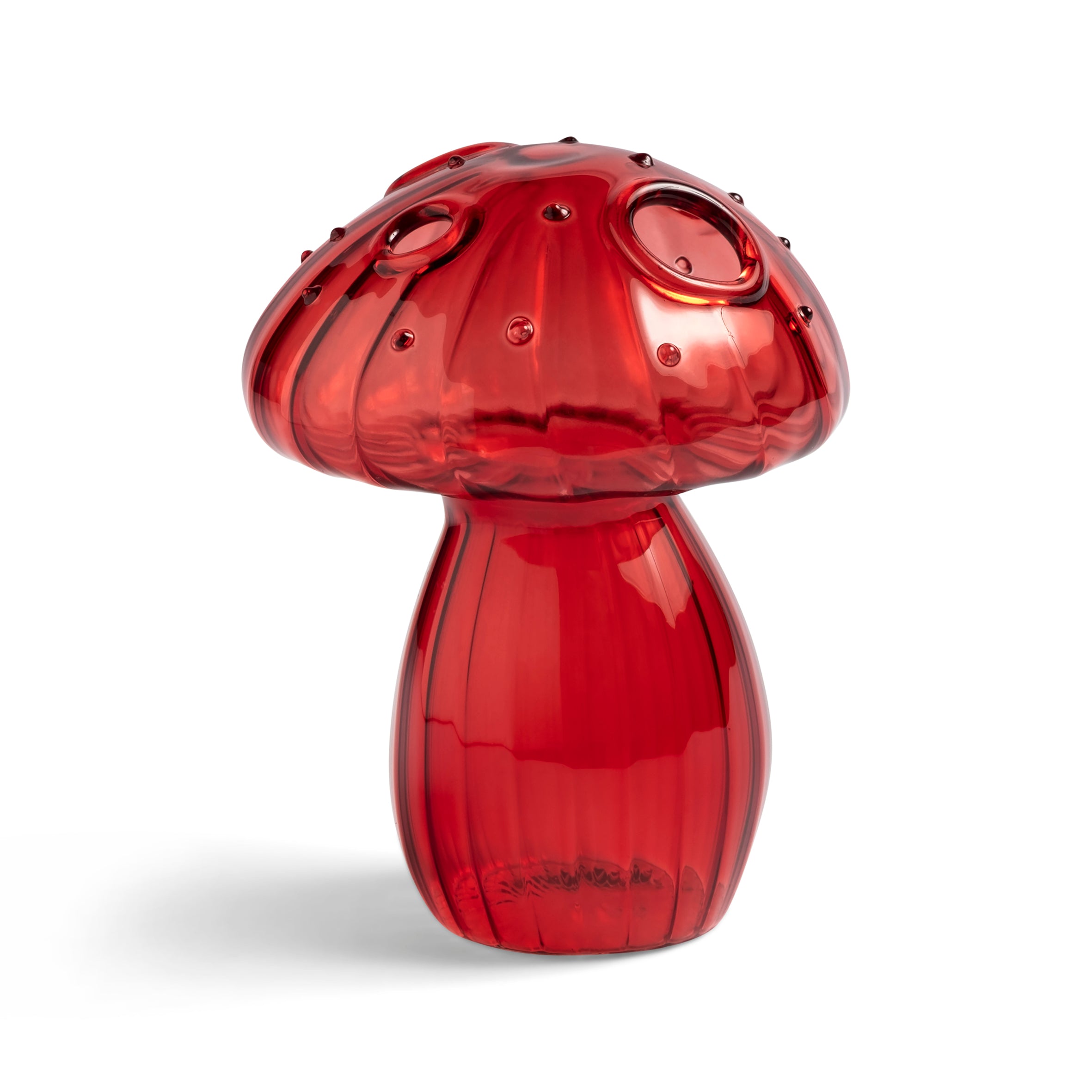 Súprava vázičiek MUSHROOM farebné sklo