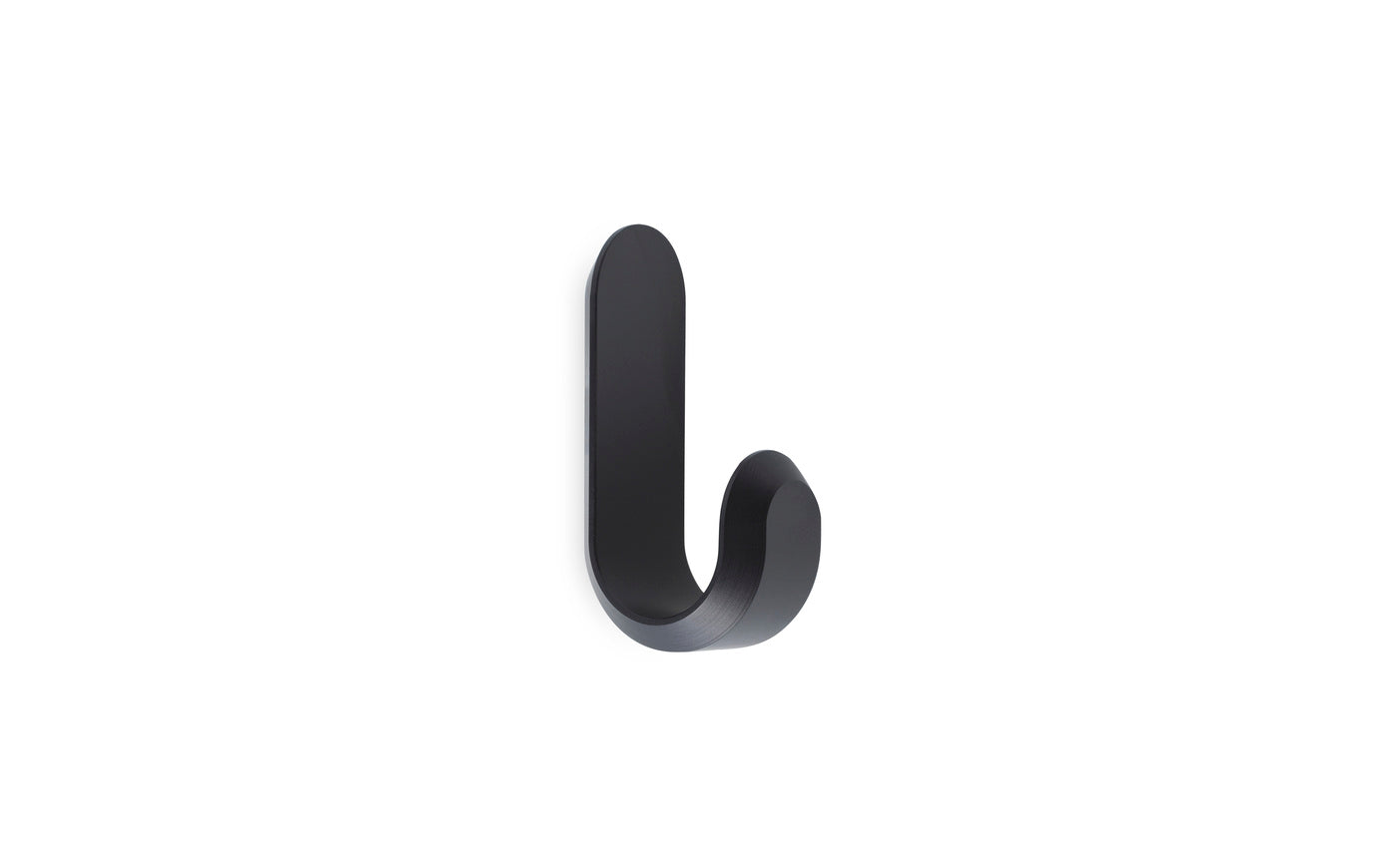 CURVE black matte hanger set