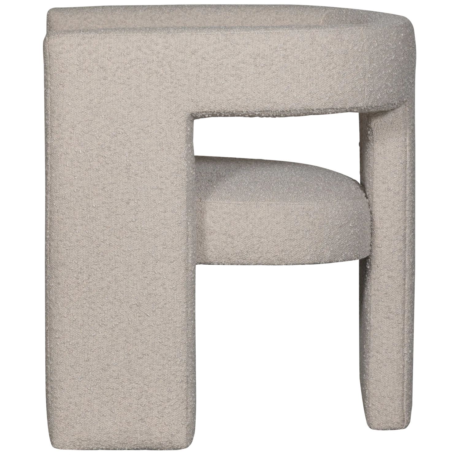 Fotel TIWA béžový bouclé