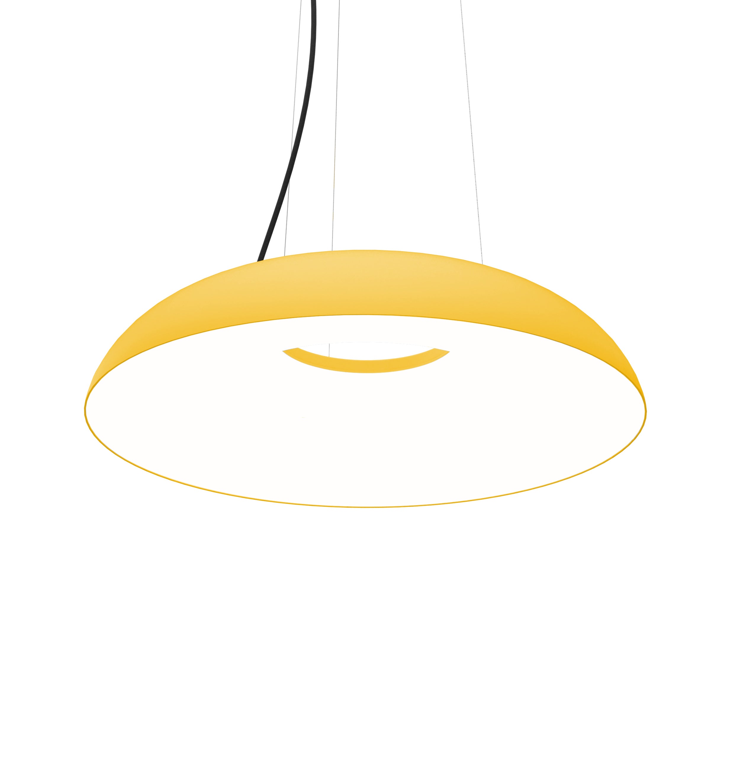 Lampa visiacá MAGGIOLONE lisovaná žltá