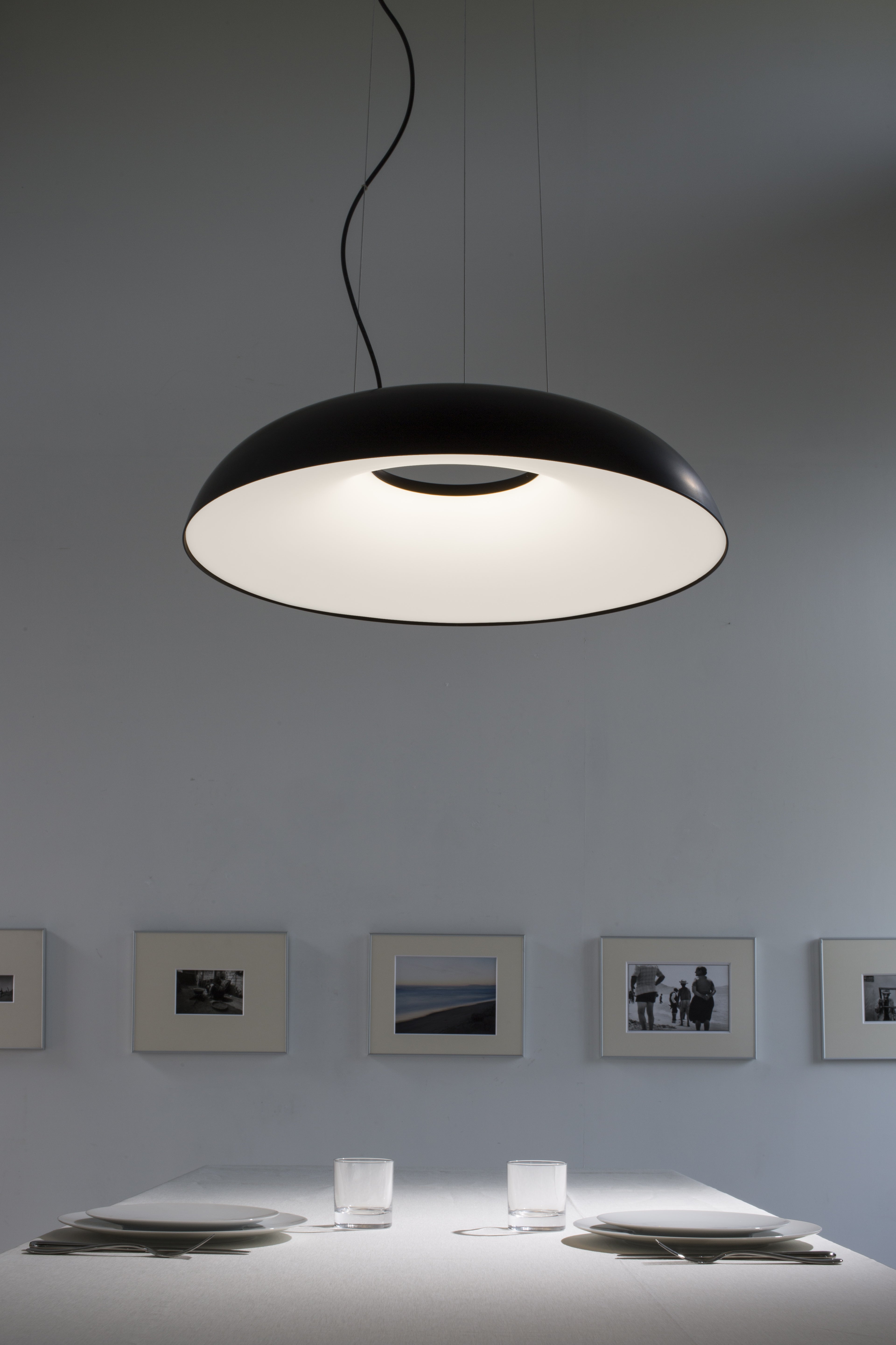 Lampa visiacá MAGGIOLONE matný hnedý