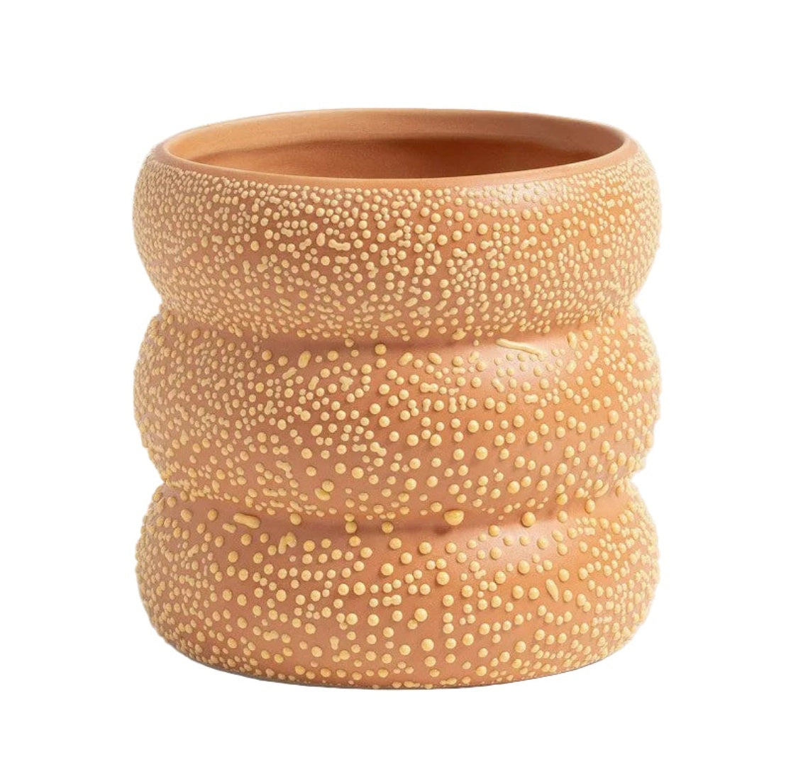 Váza FLAB oranžová so žltou