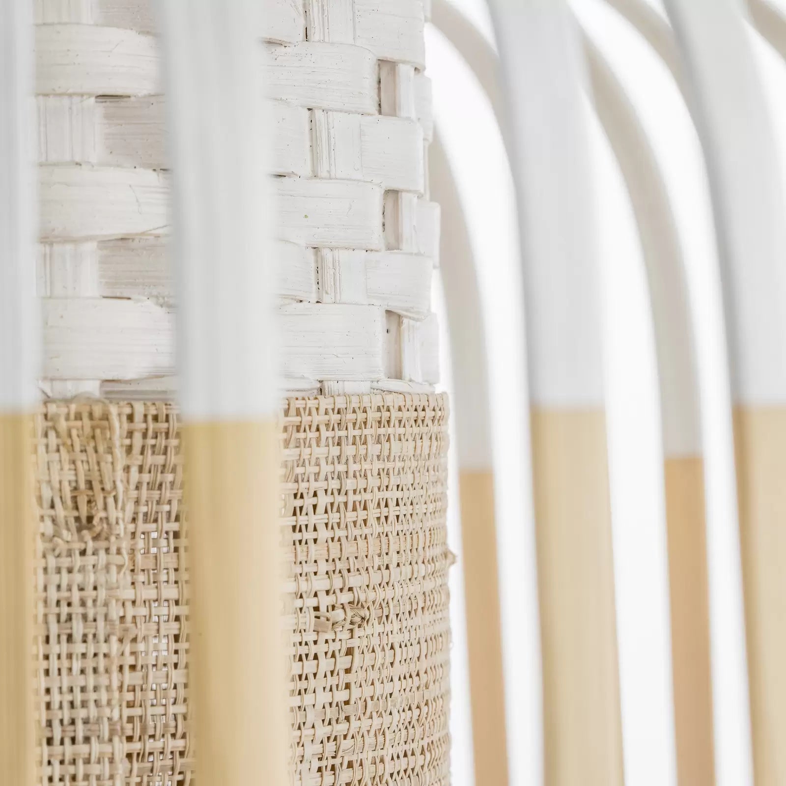 Stropná lampa BAMBOO biela