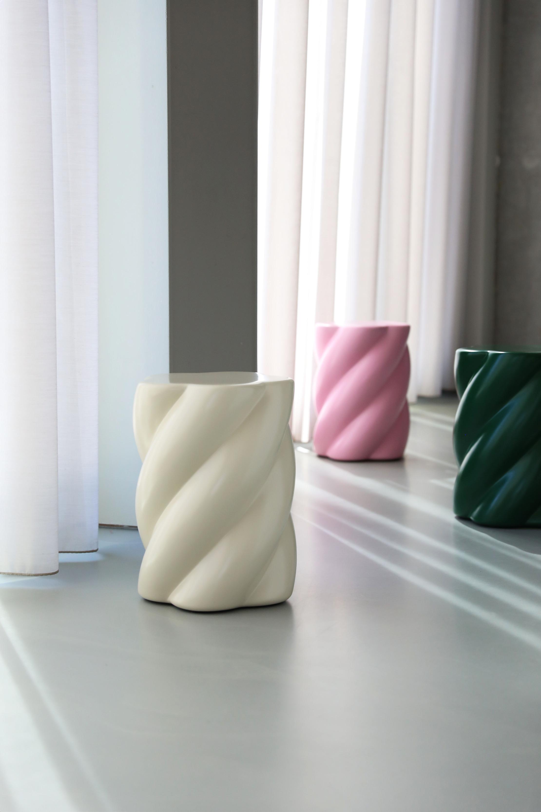 MARSHMALLOW stool white