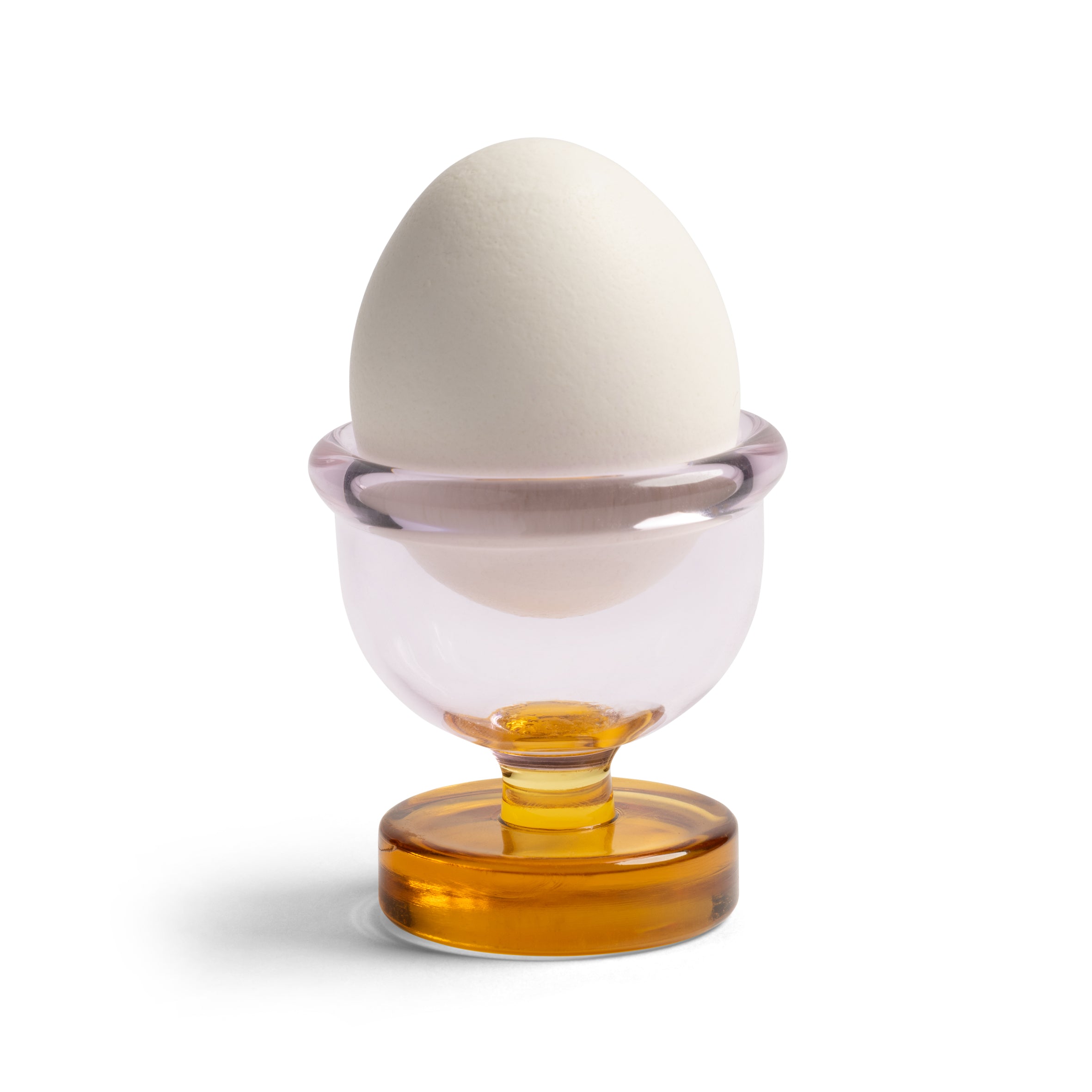 Kielíšky na vajíčka CANTINE ružové s jantárom