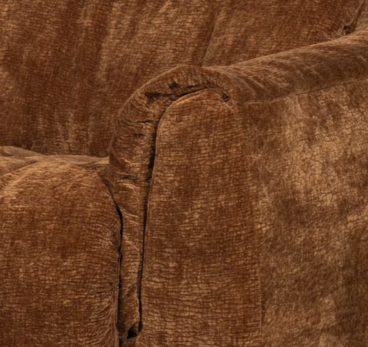 Fotel BAGGY 3D hnedý