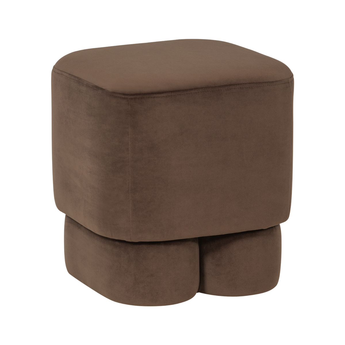 Puf VALEN welur brązowy – Woood