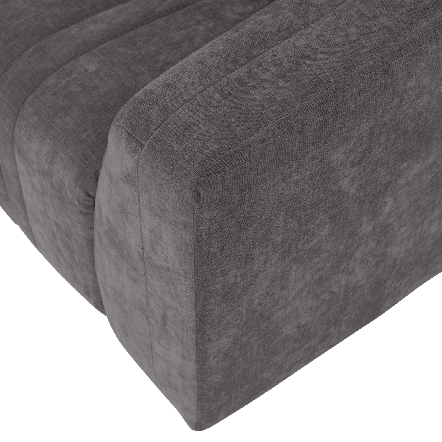 Sofa pre 4 osoby OMAIRE šedý šenil