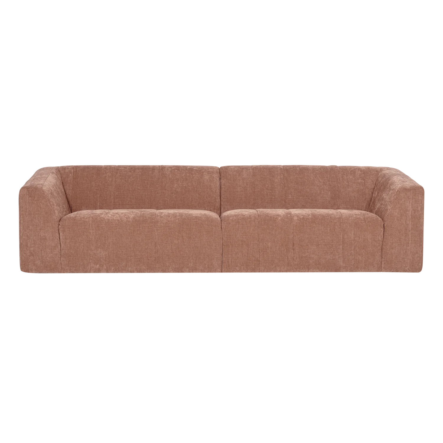Sofa pre 4 osoby OMAIRE ružový šenil