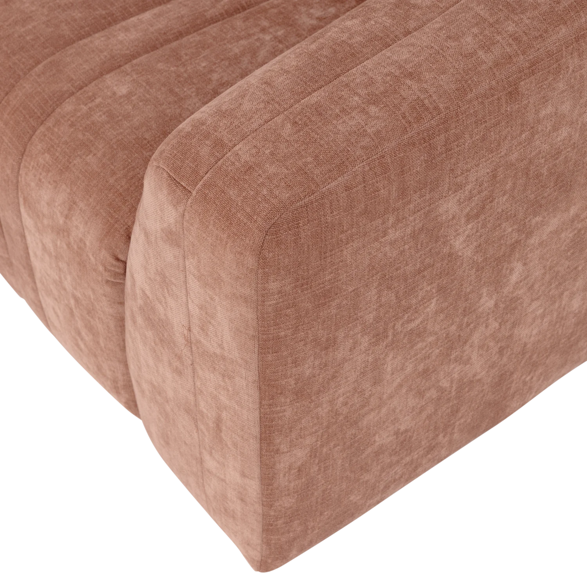 Sofa pre 4 osoby OMAIRE ružový šenil
