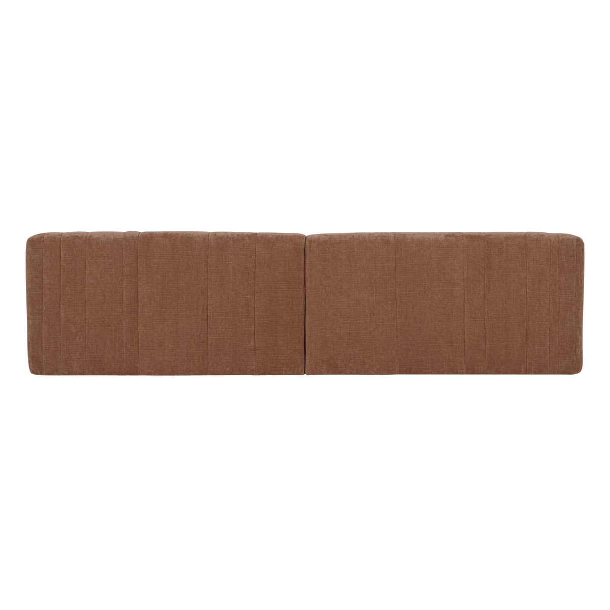 Sofa pre 4 osoby OMAIRE hrdzavohnedý šenil