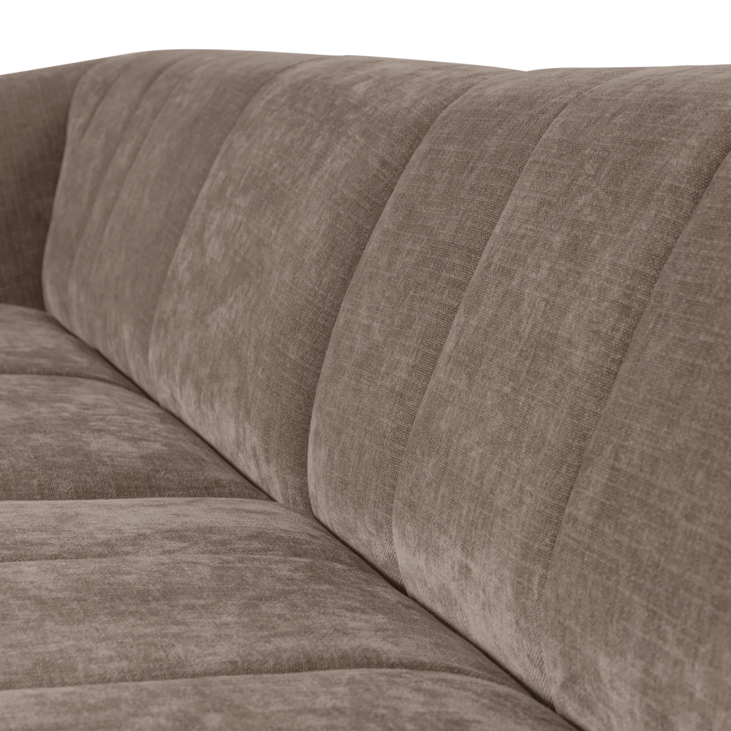 Sofa pre 4 osoby OMAIRE taupe šenil
