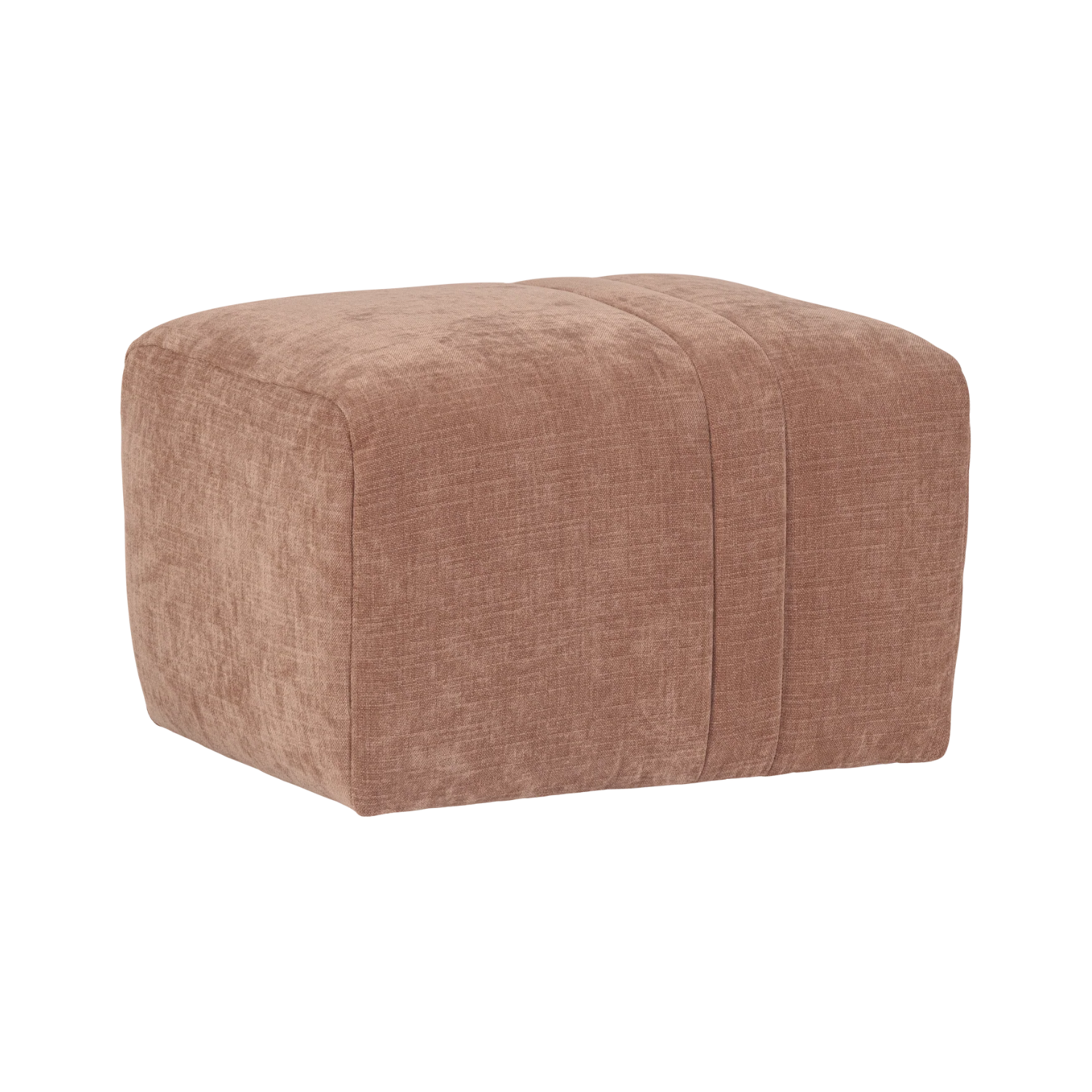 Puf OMAIRE ružový šenil