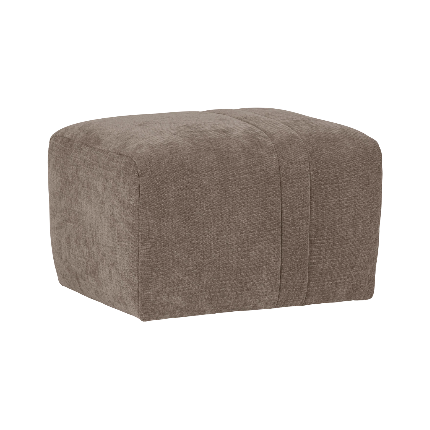 Puf OMAIRE taupe šenil