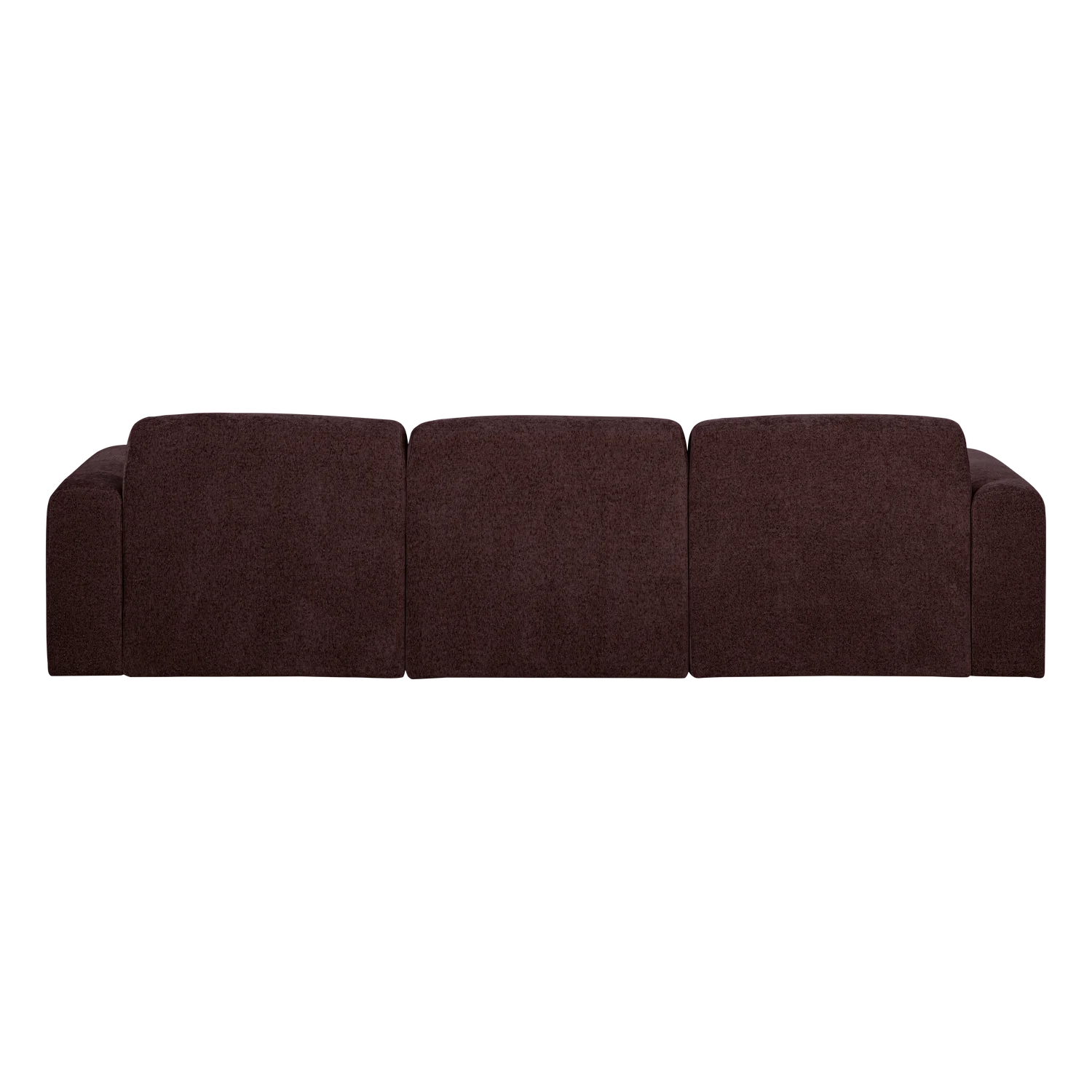 Sofa 3-osobová UMINA tmavý burgundský šenil
