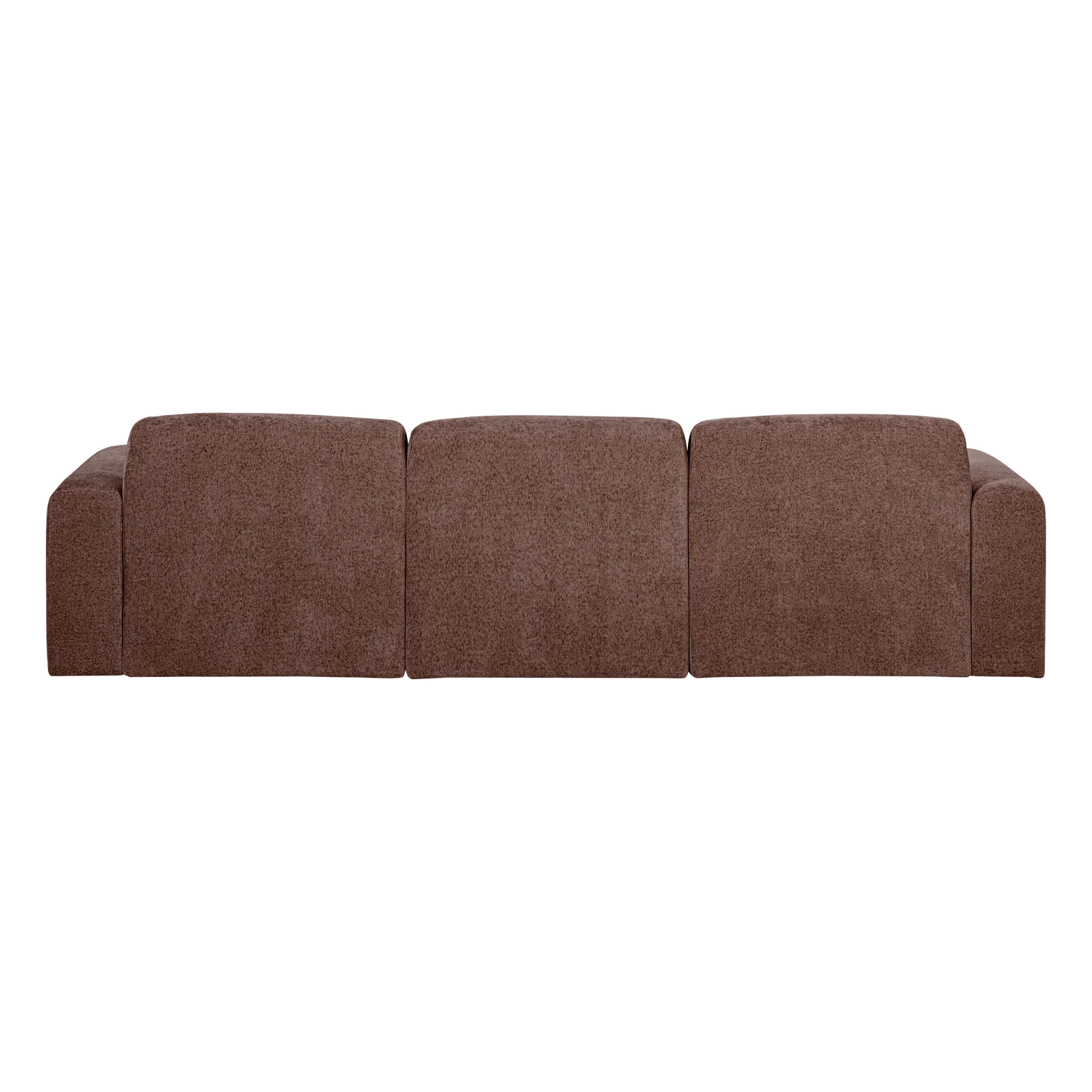 Sofa 3-osobová UMINA ružovo-hnedý šenil