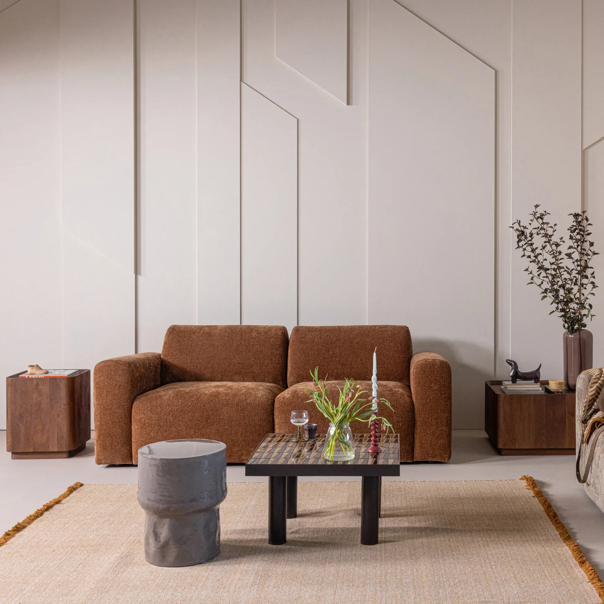 Sofa 2-osobová UMINA hnedý szenil