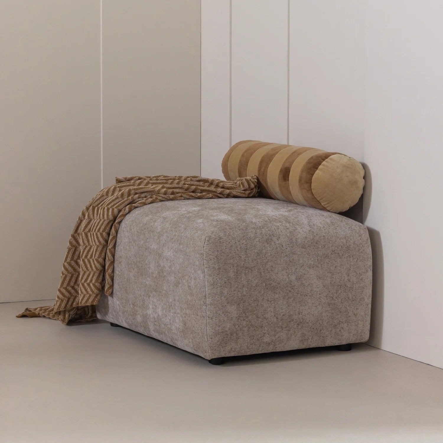 Puf UMINA khaki szenil