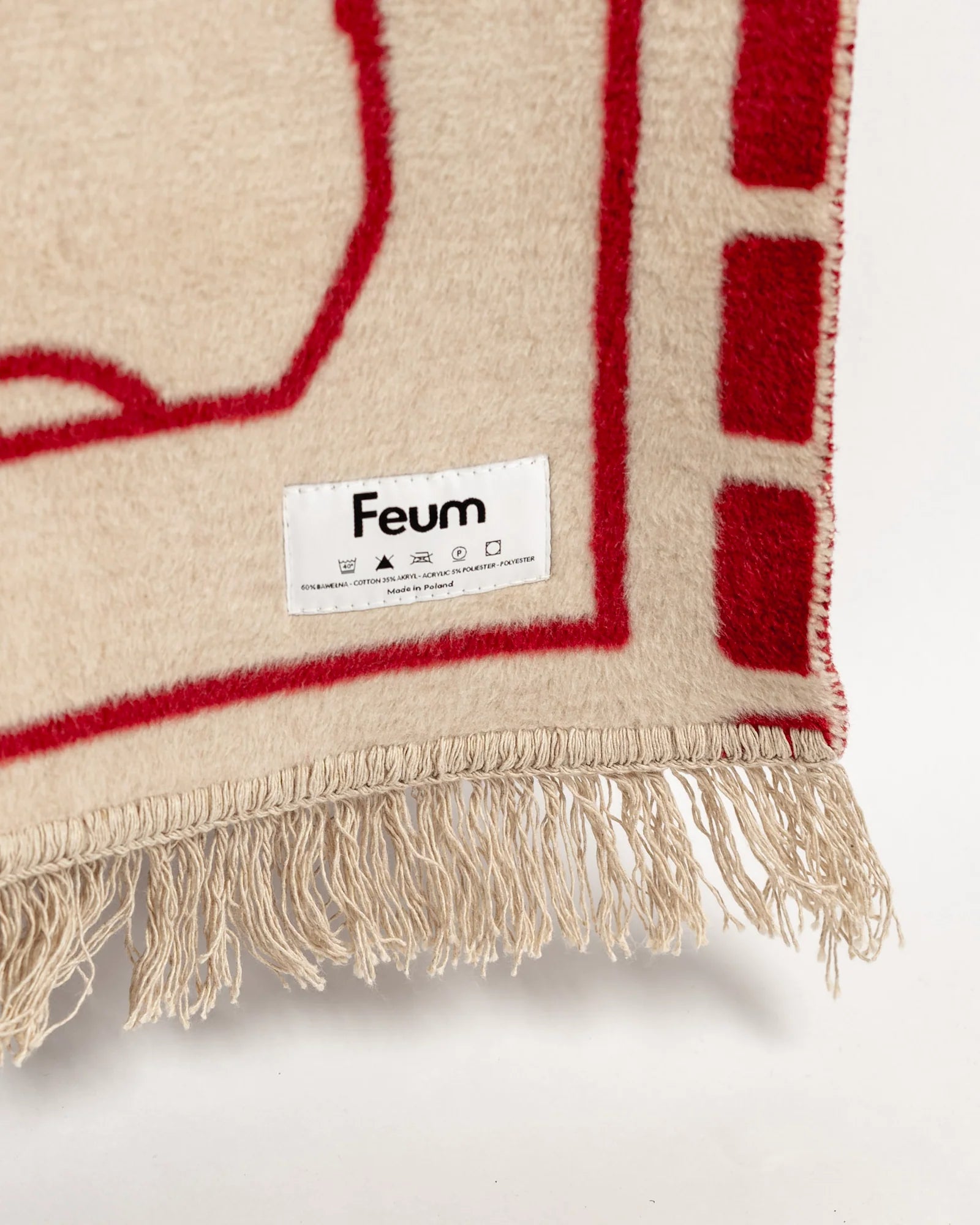 Koc PAWFECT pieskový béžový a bordový