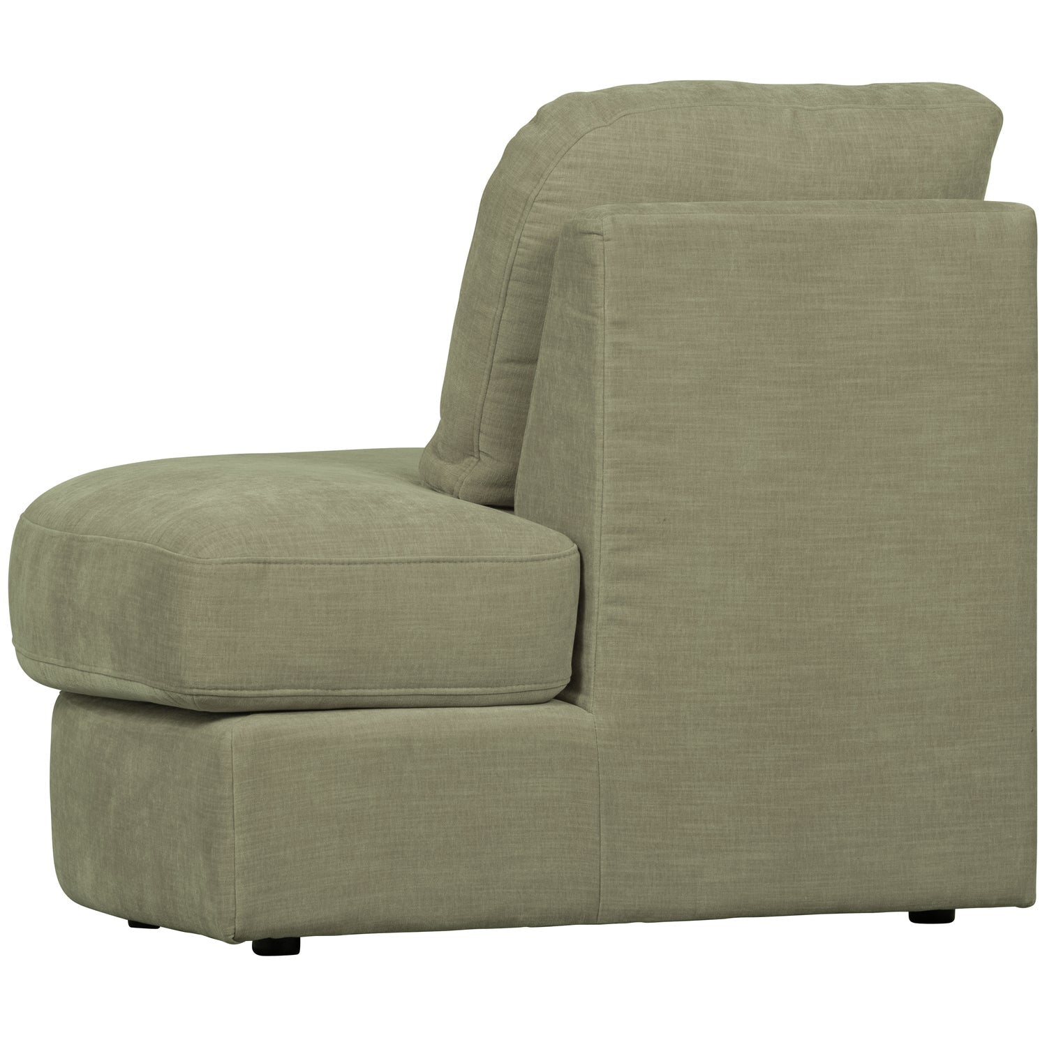 Sofa FAMILY - otvorený modul pravostranný zelený