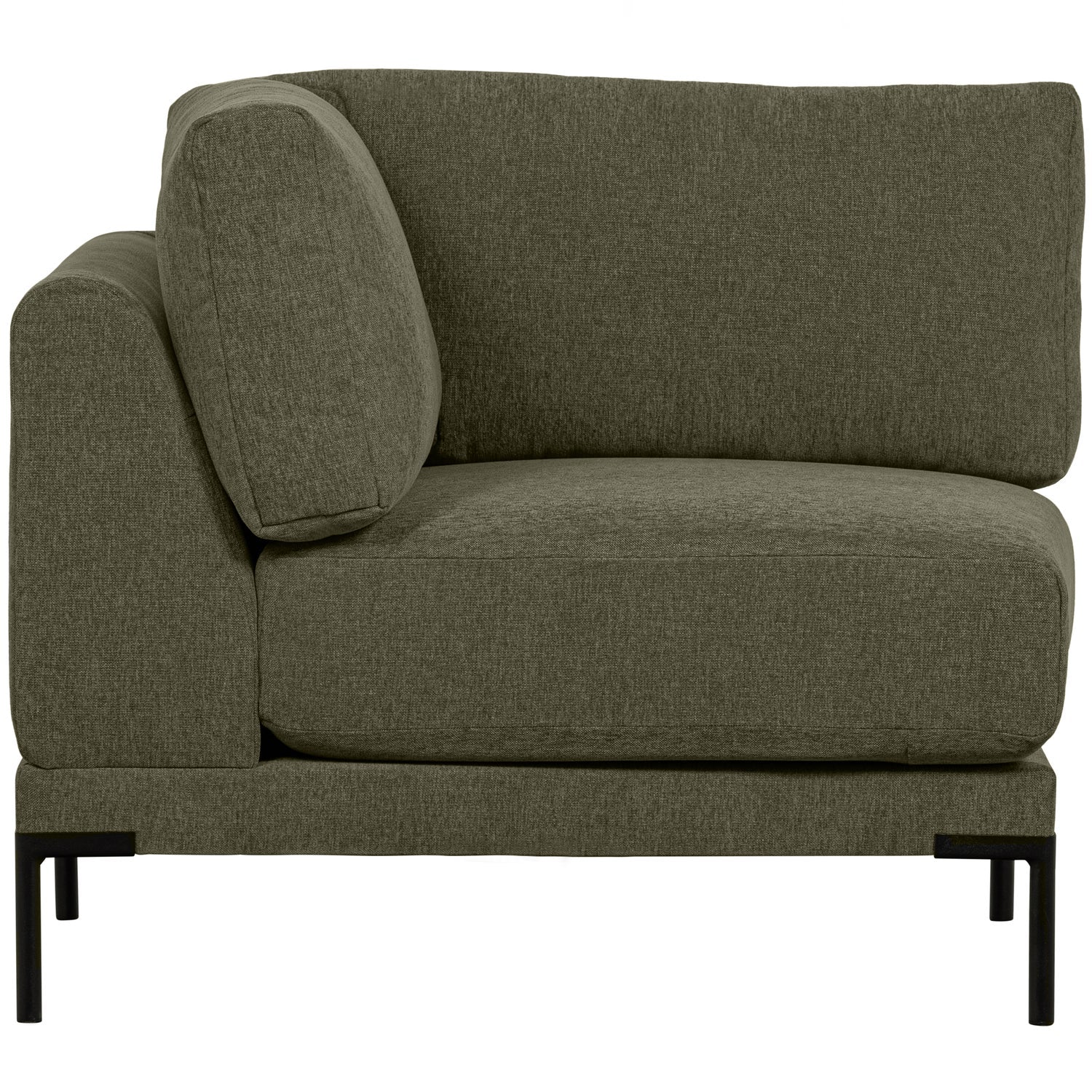 Sofa COUPLE - modulárny rohový tmavozelený