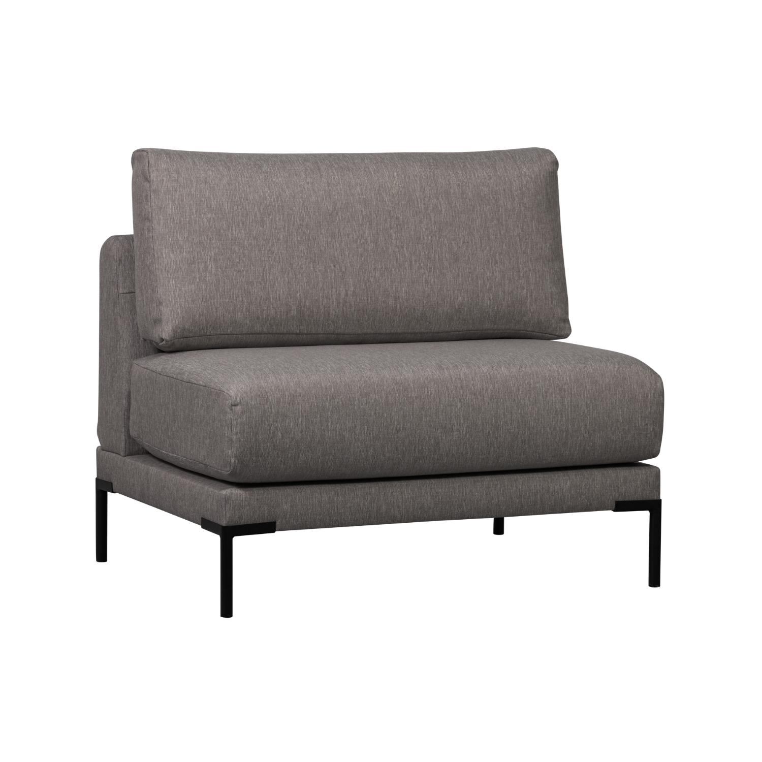 Fotel / modul COUPLE DINING BENCH šedý