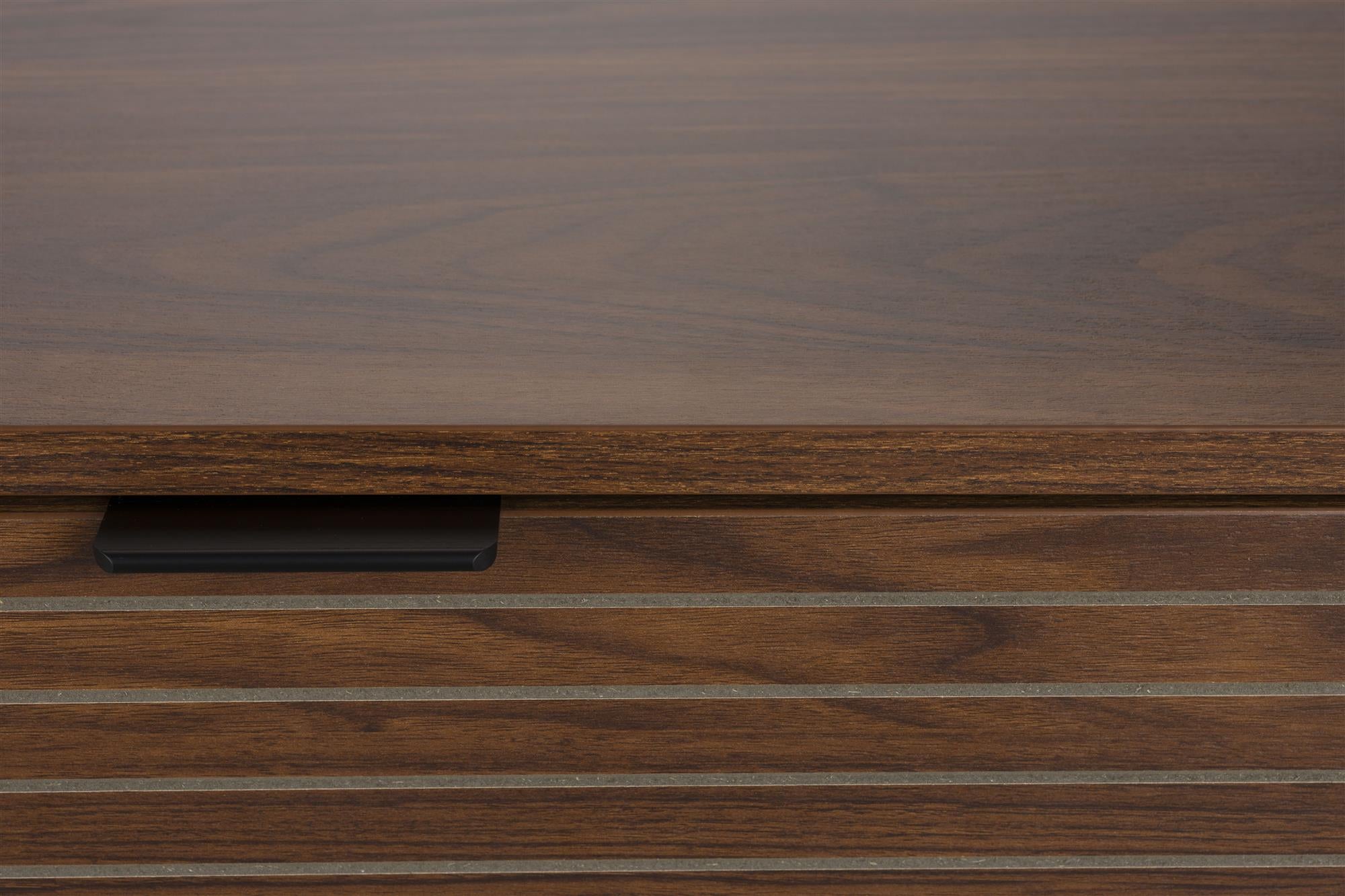 Komoda PRÚŽKY hnedá