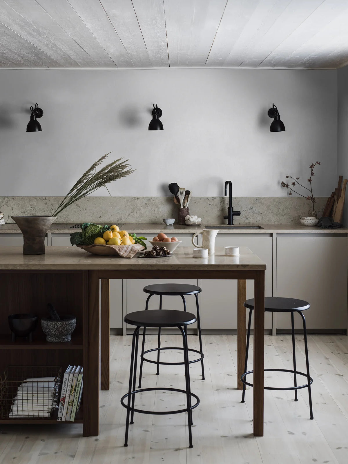 Structural wallpaper imitating linen - Swedish Grey