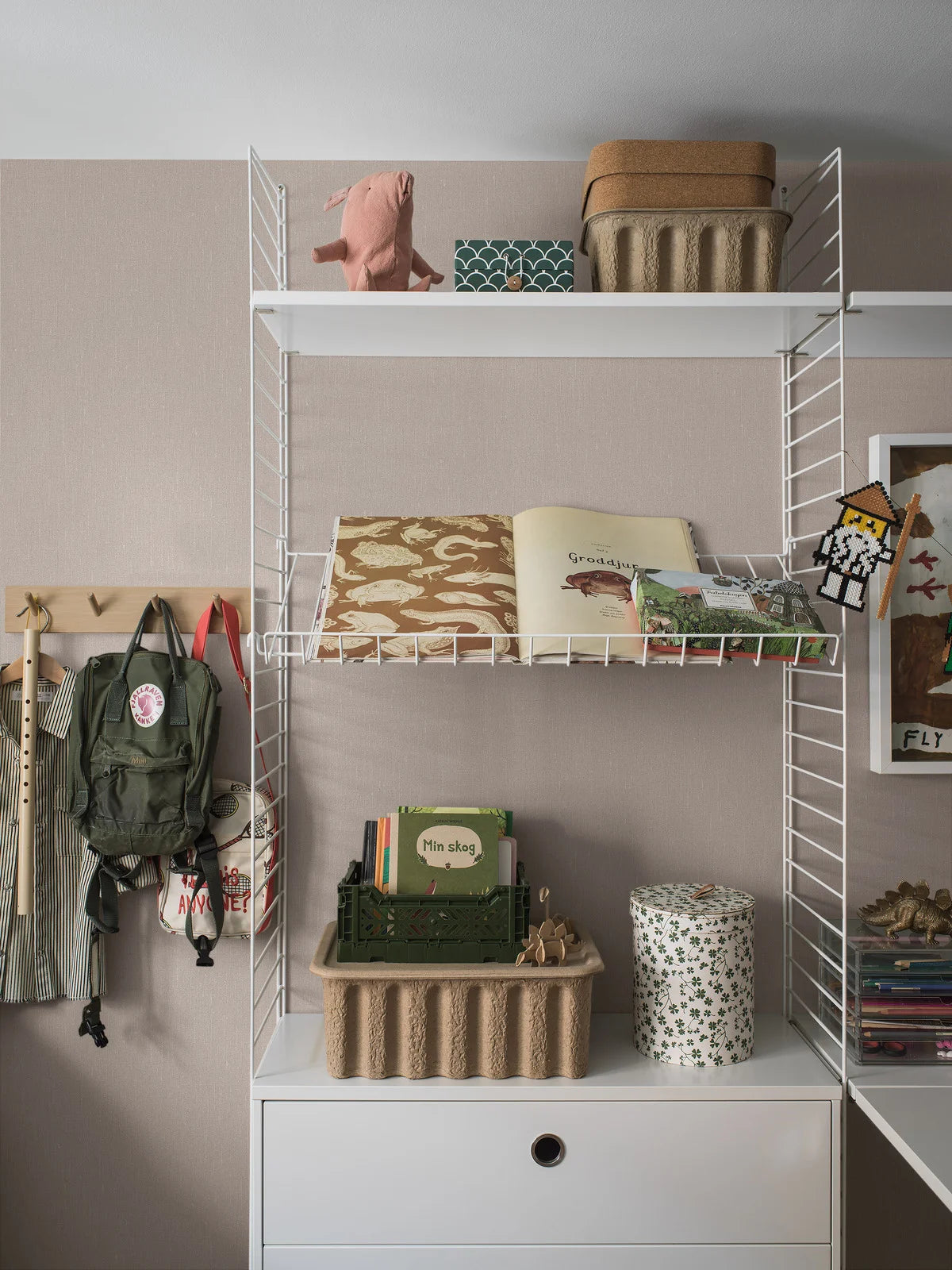 Tapeta so štruktúrou imitujúcou ľan LINEN - SOFT BLUSH svetloružová