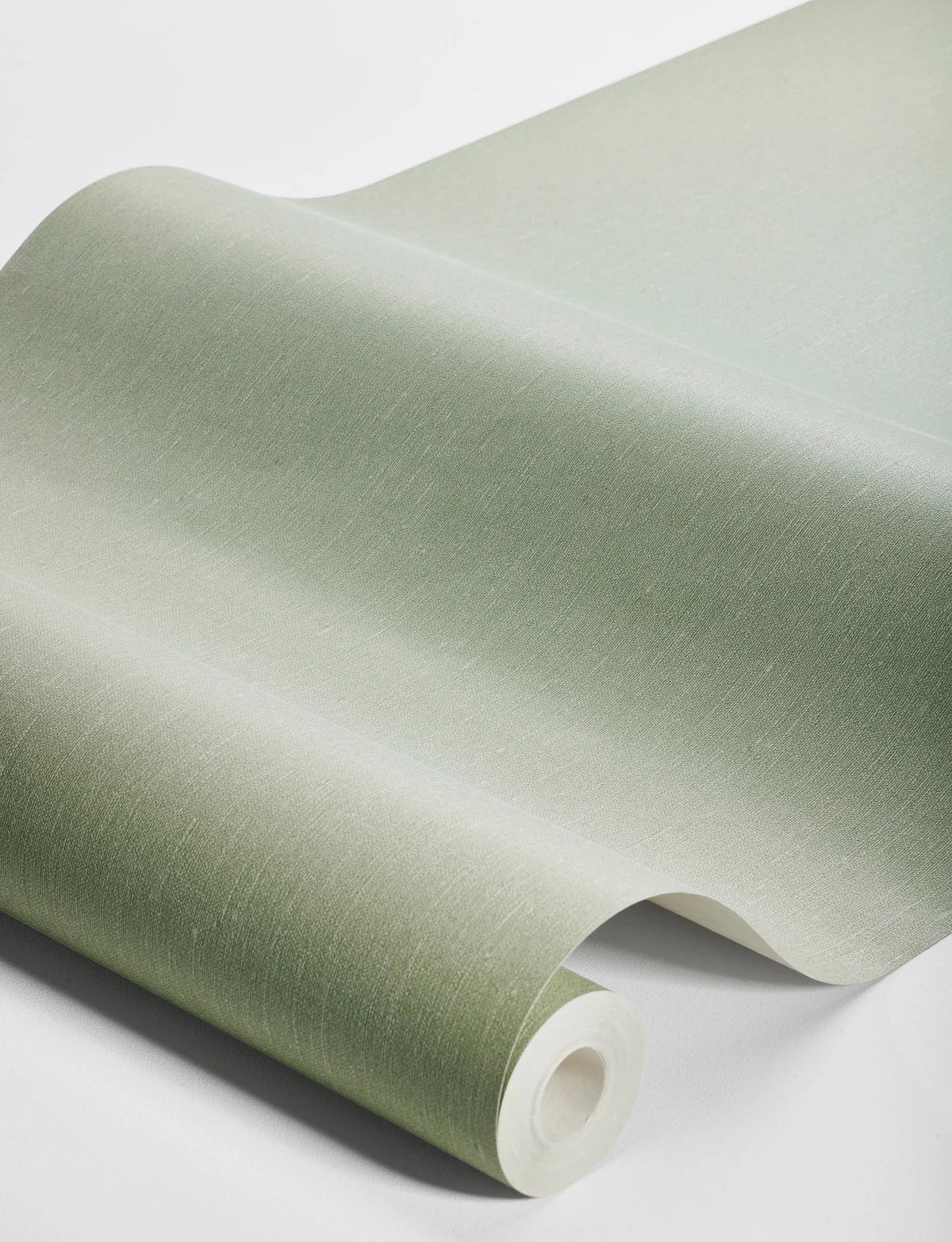 Structural wallpaper resembling linen LINEN - FLOURISHING GREEN light green