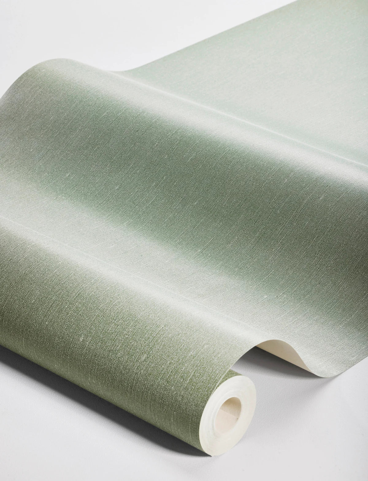 Structural wallpaper imitating linen LINEN - FOREST dark green