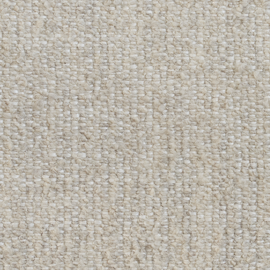 3-Seater Sofa CHIMNEY Light Gray Boucle with Black Base