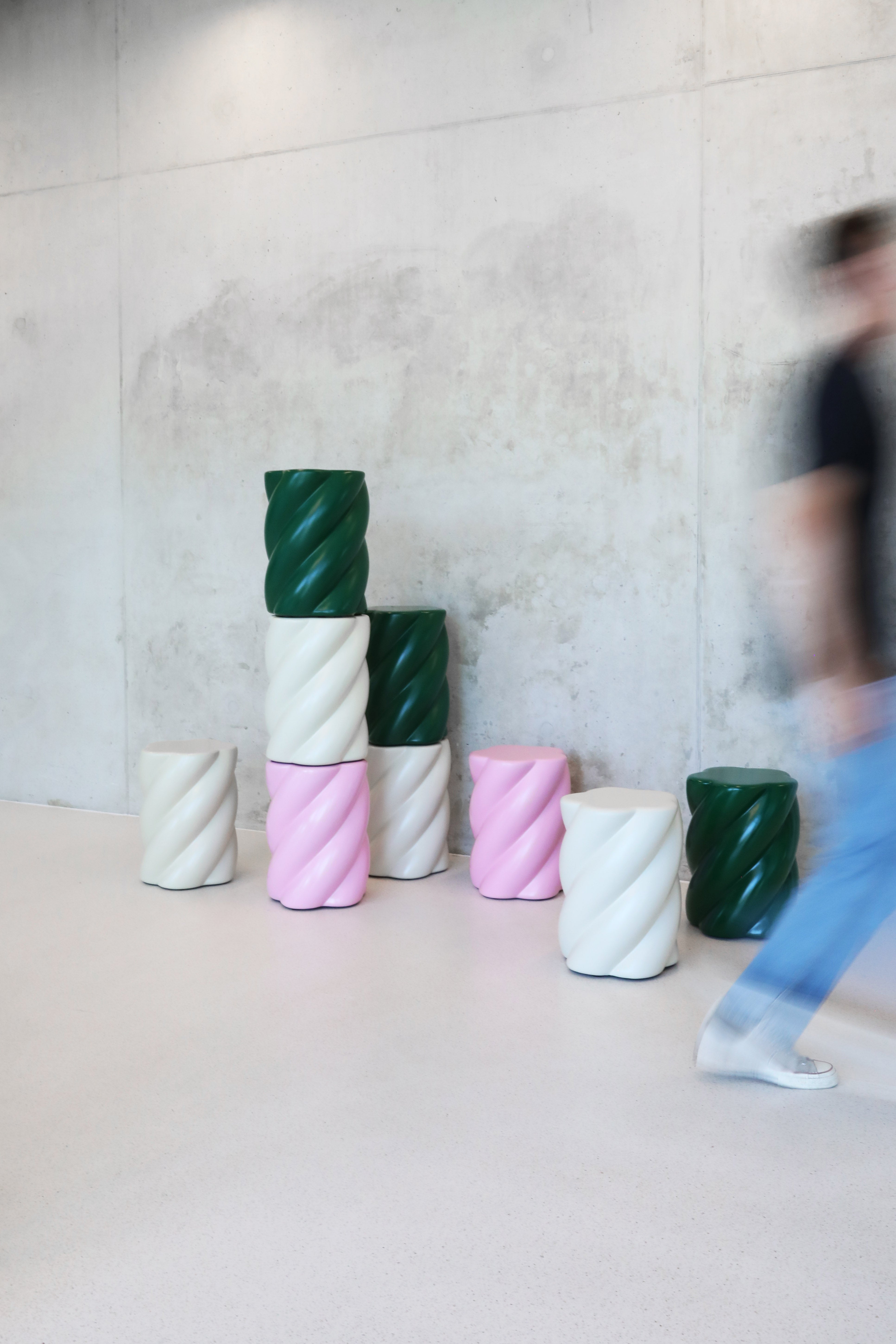 MARSHMALLOW stool white