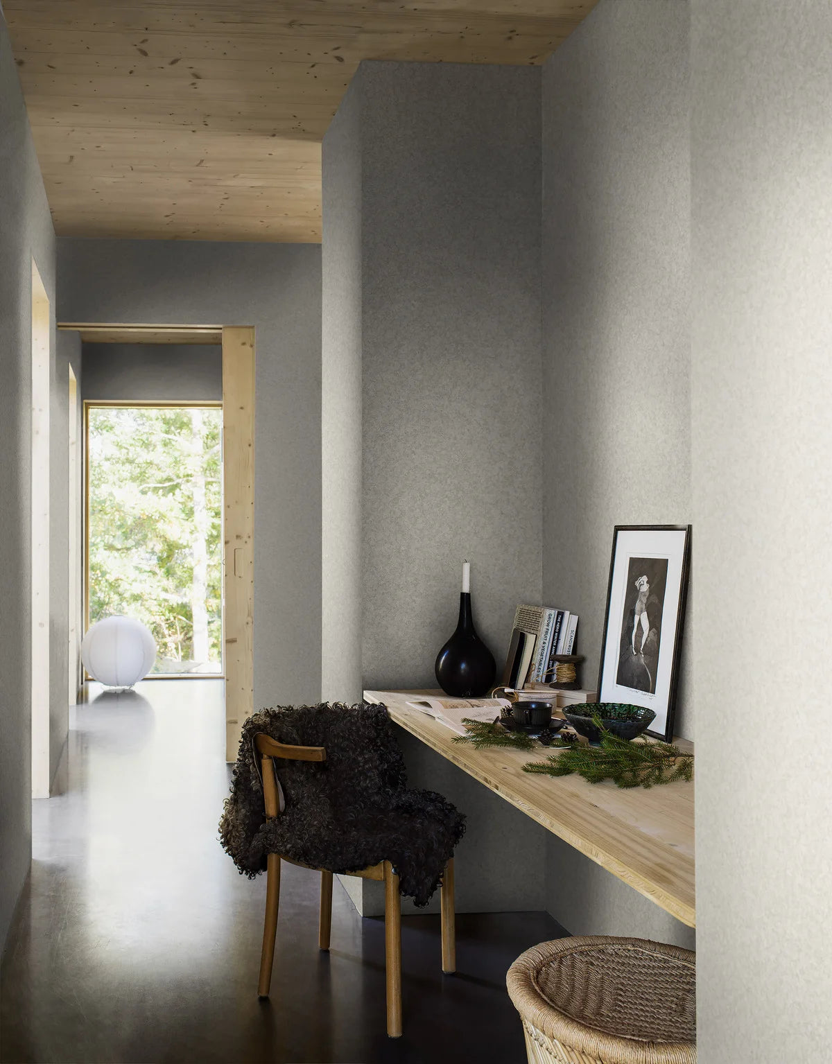 Tapeta imitujúca kameň NORTHERN STONE béžová s bielou