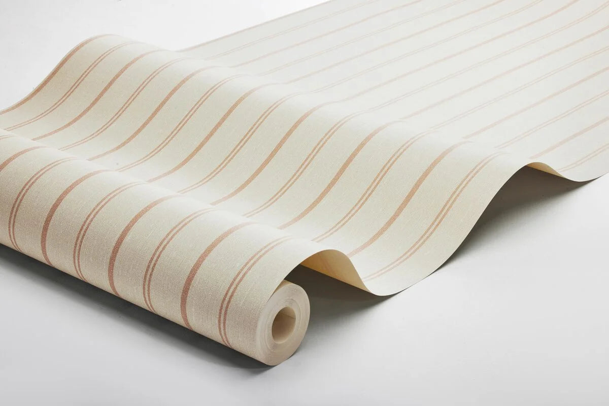 Tapeta s pruhmi WOODLAND STRIPE béžová