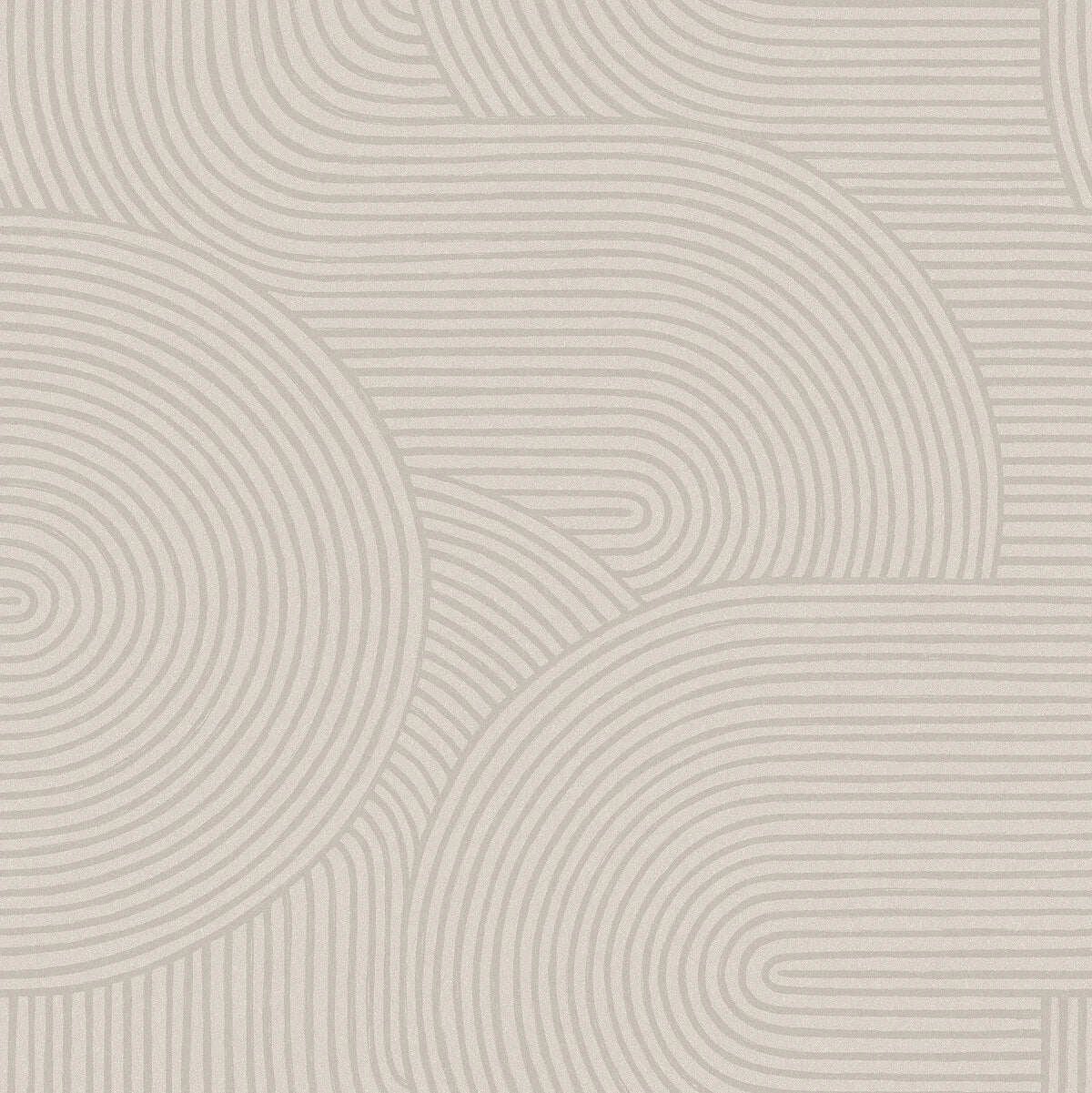 Non-woven paper wallpaper with geometric pattern ZEN dark beige