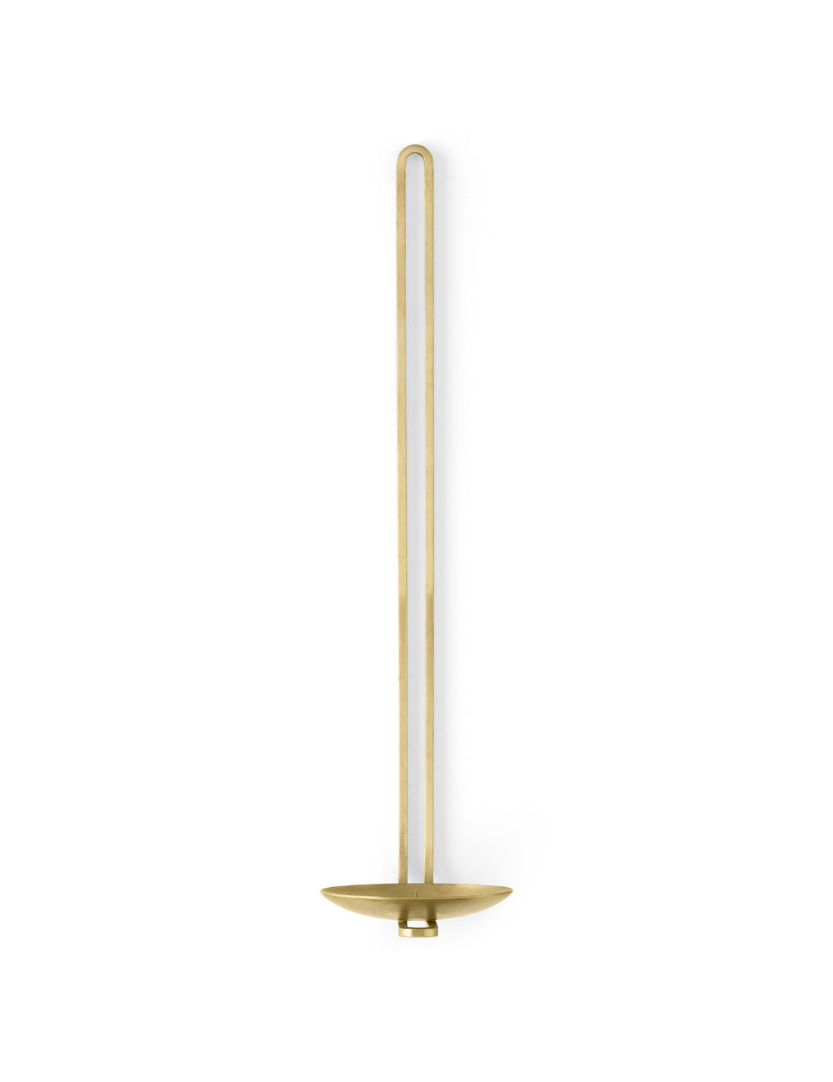 CLIP brass wall candle holder