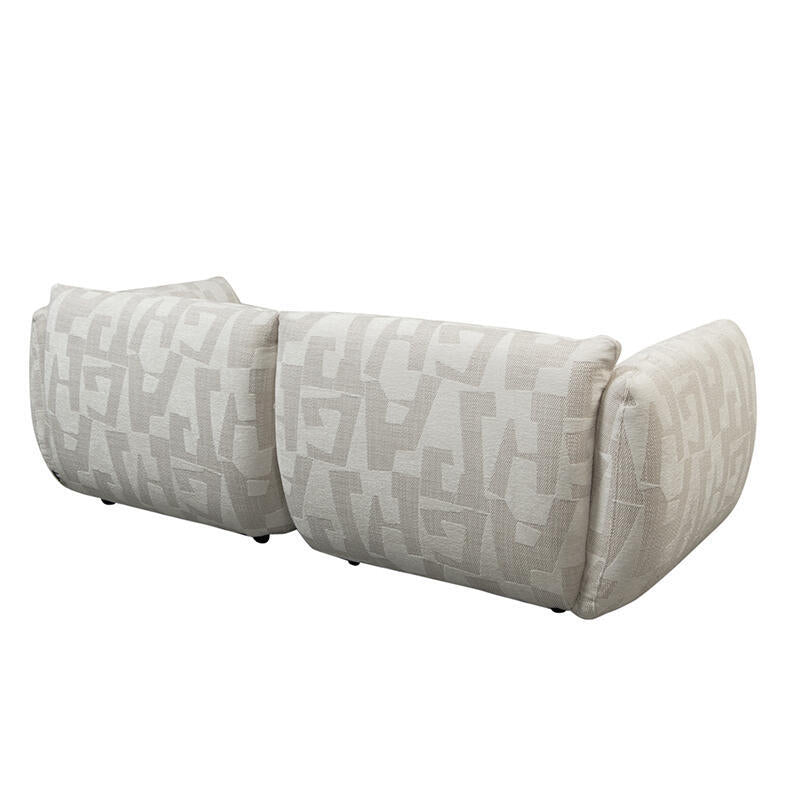 Sofa pre 2,5 osoby AMSTERDAM v svetlo béžovom vzore
