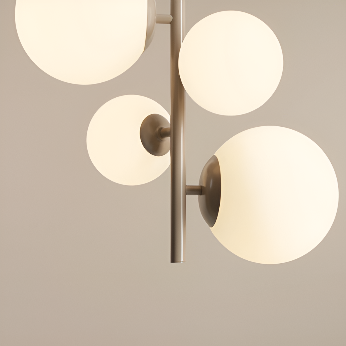 Bloom quatro beige hanging lamp