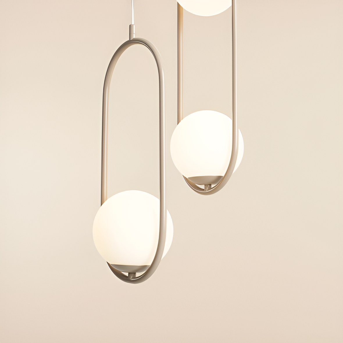Riva beige hanging lamp