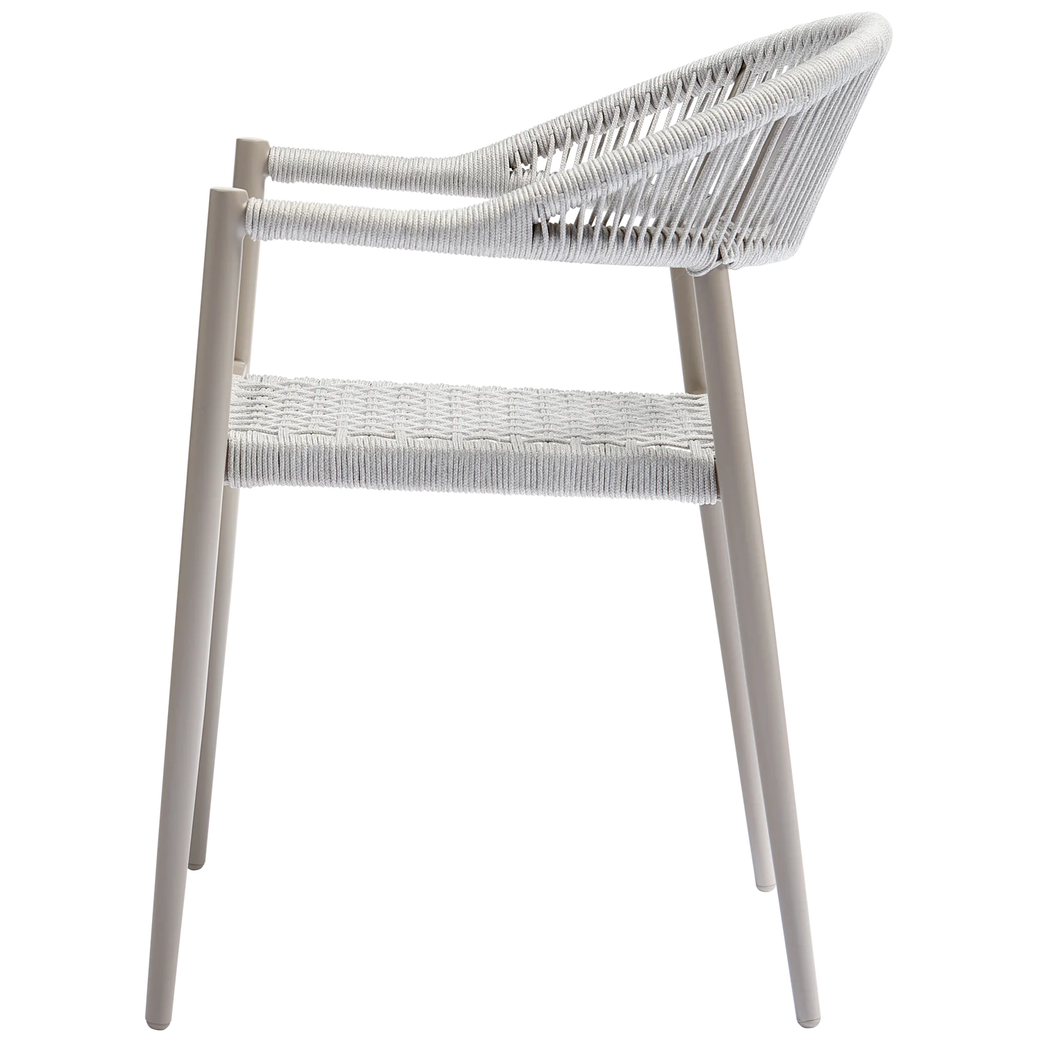 Záhradná stolička YELLOW svetlosivá