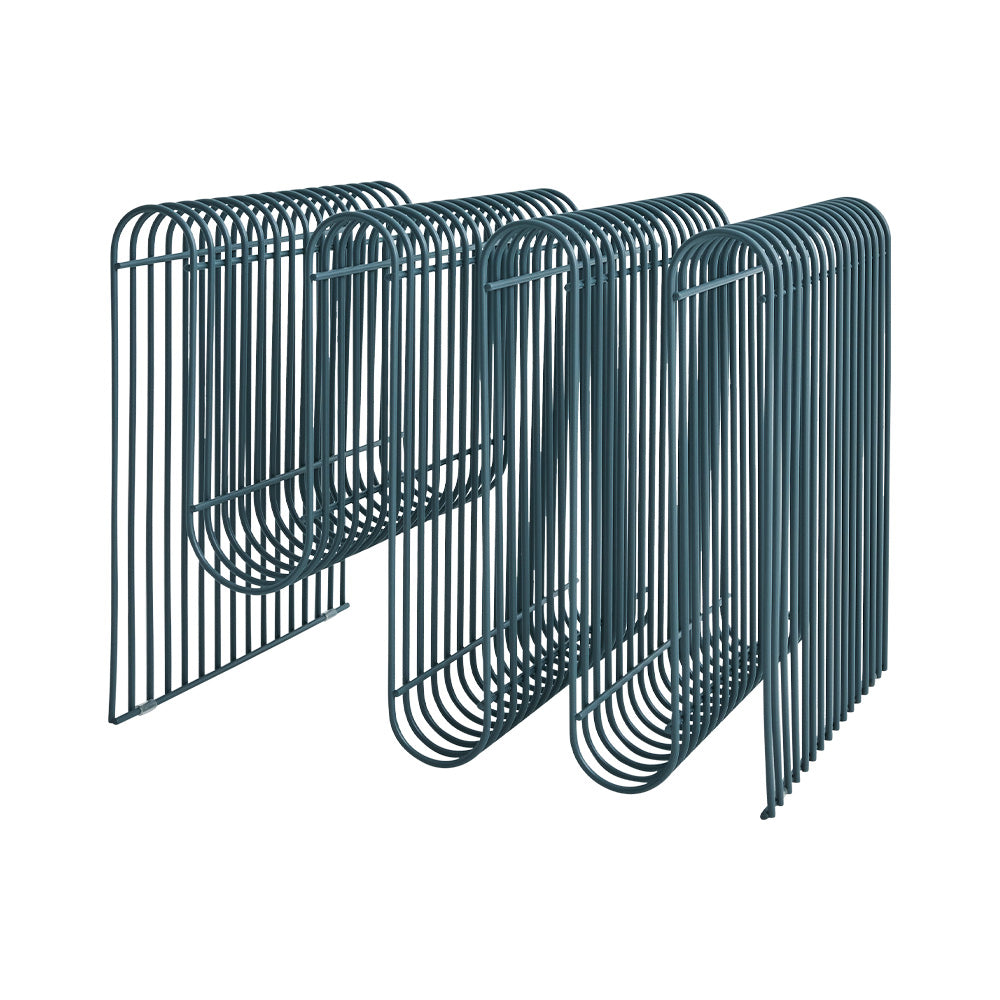 CURVA Blue Magazine Rack