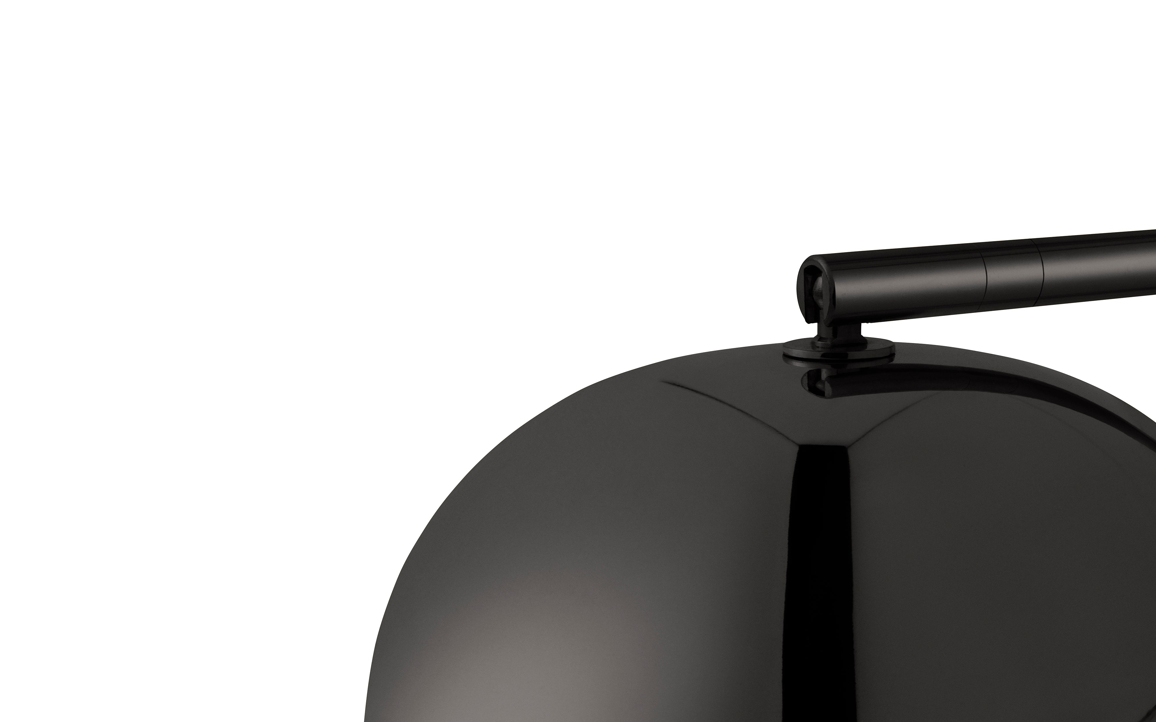 Nástenné svietidlo GRANT čierne s čiernym granitom