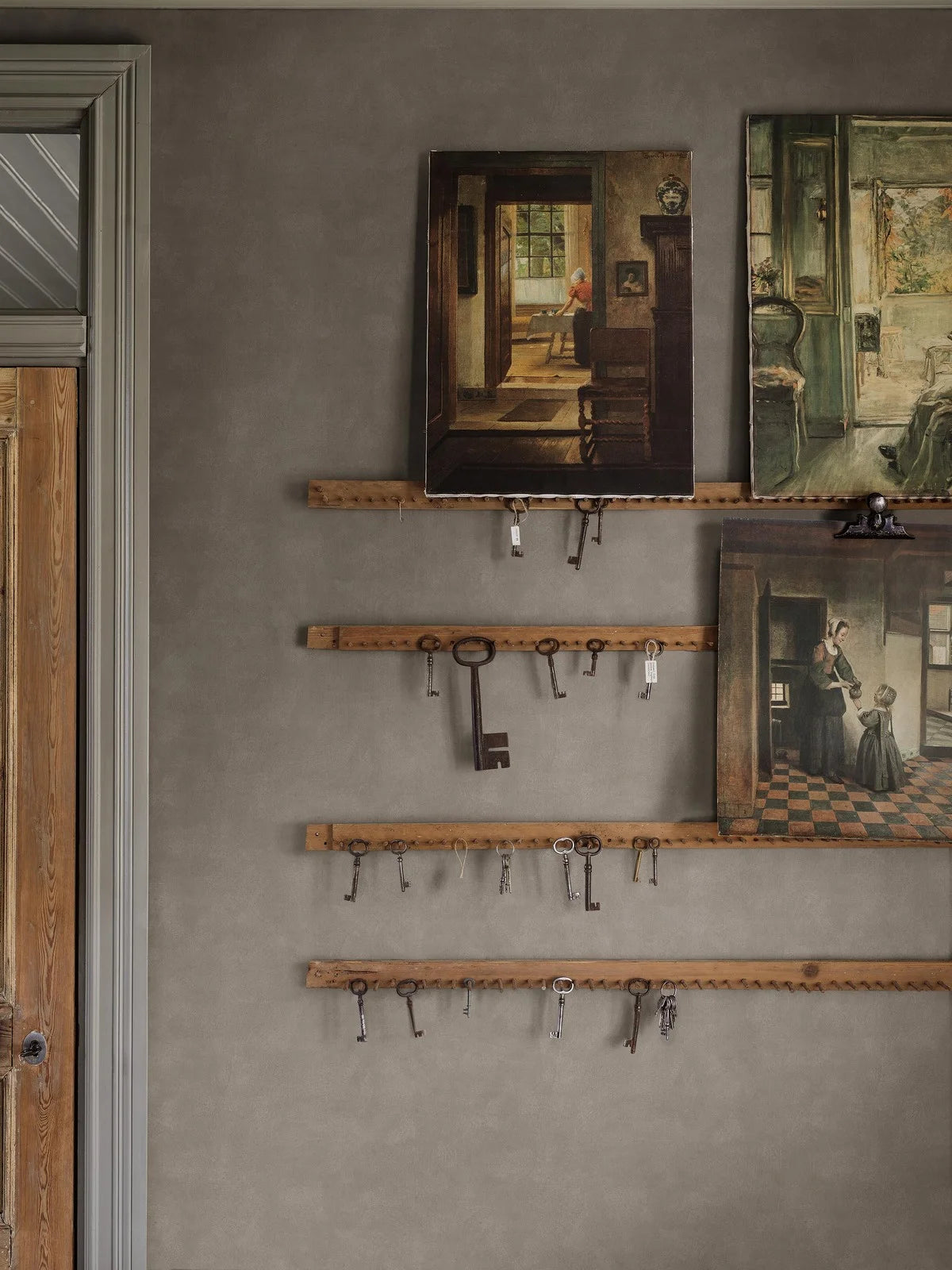 Canvas-like Wallpaper SHADES - FLINT Brown-Gray